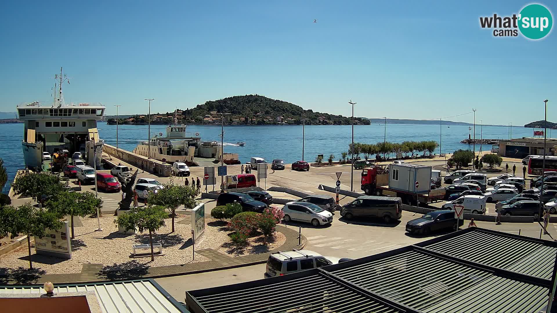Webcam Ugliano – terminal traghetto da Preko a Zara