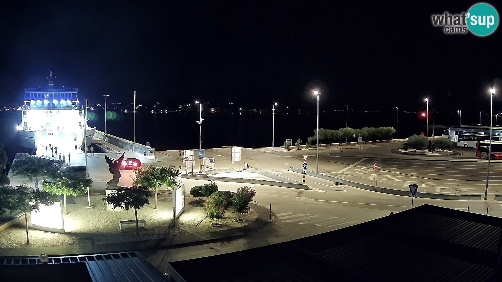Webcam Ugliano – terminal traghetto da Preko a Zara