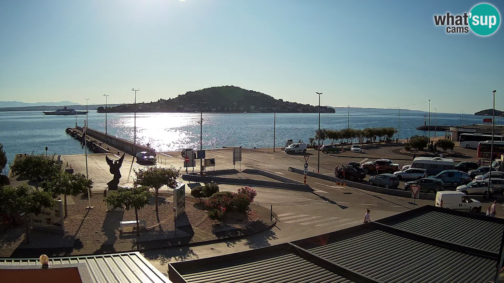 Spletna kamera Ugljan – trajekt Preko – Zadar