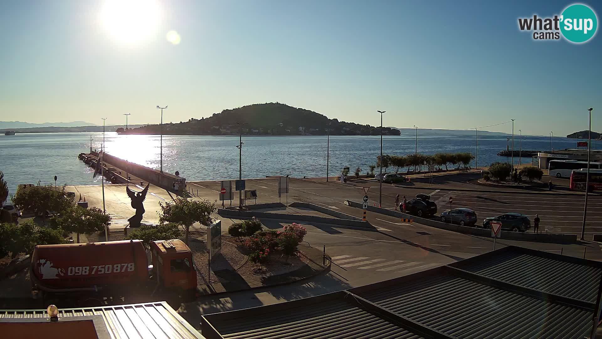 Webcam Ugljan – Preko Ferry to Zadar