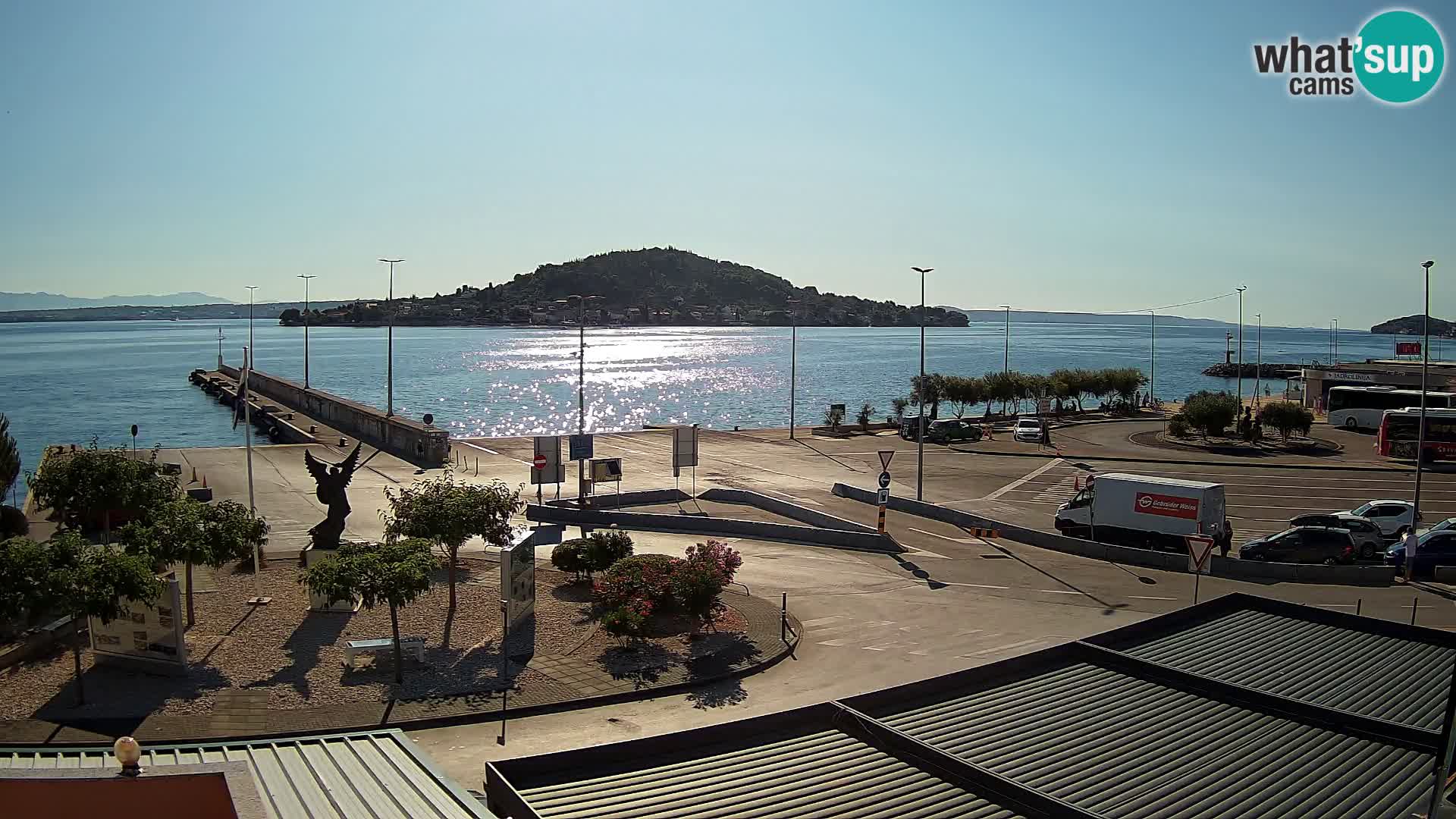 Webcam Ugljan – Preko Ferry to Zadar