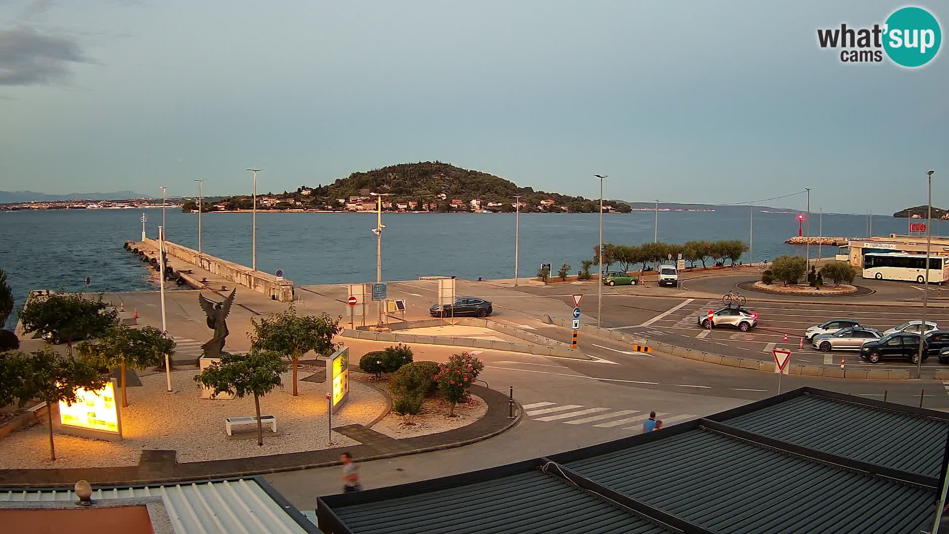 Webcam Ugljan – Preko Ferry to Zadar
