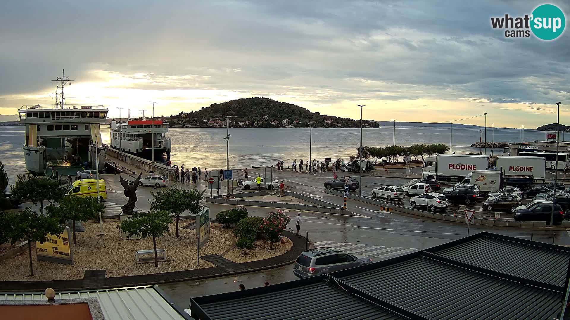Webcam Ugljan – Preko Ferry to Zadar