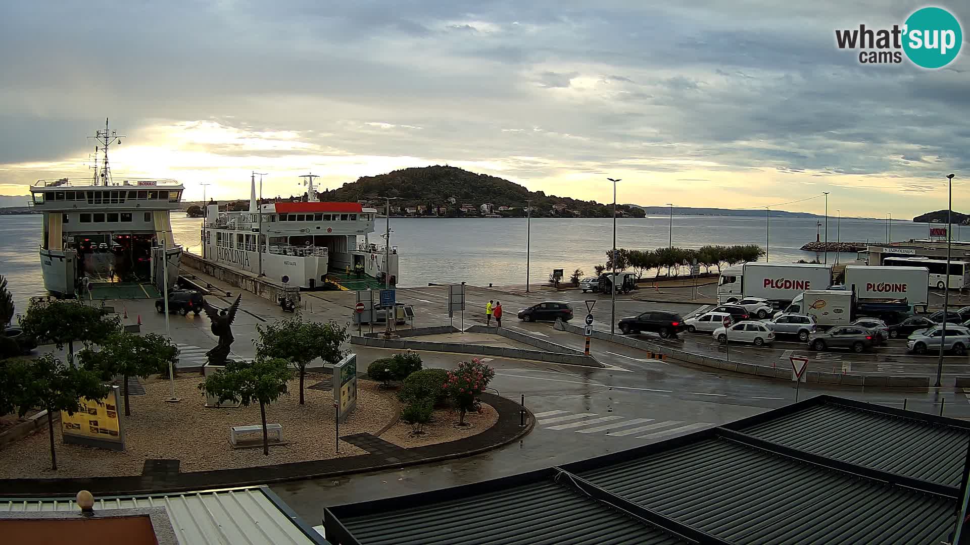 Webcam Ugljan – Preko Ferry to Zadar