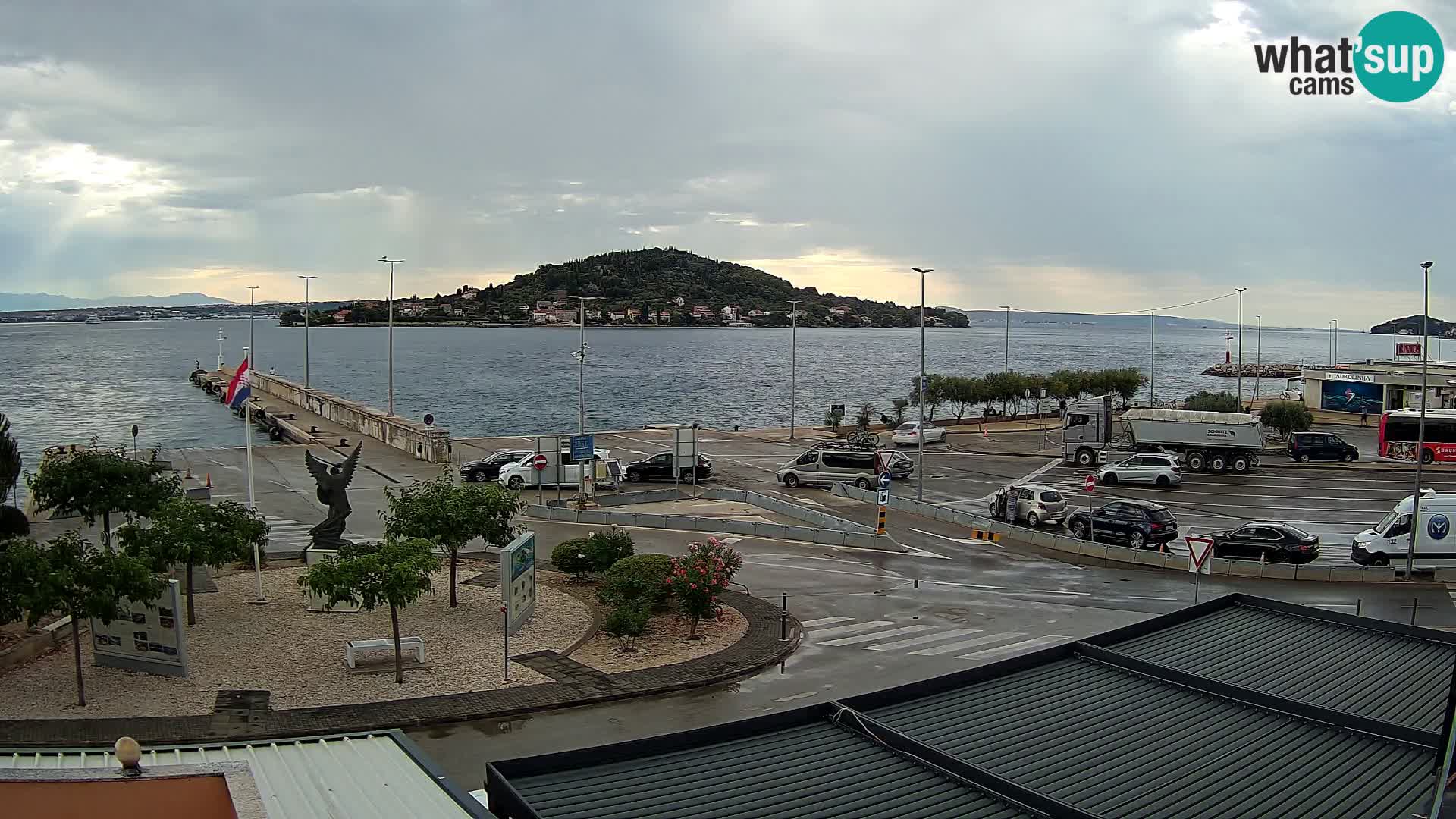 Webcam Ugljan – Preko Ferry to Zadar