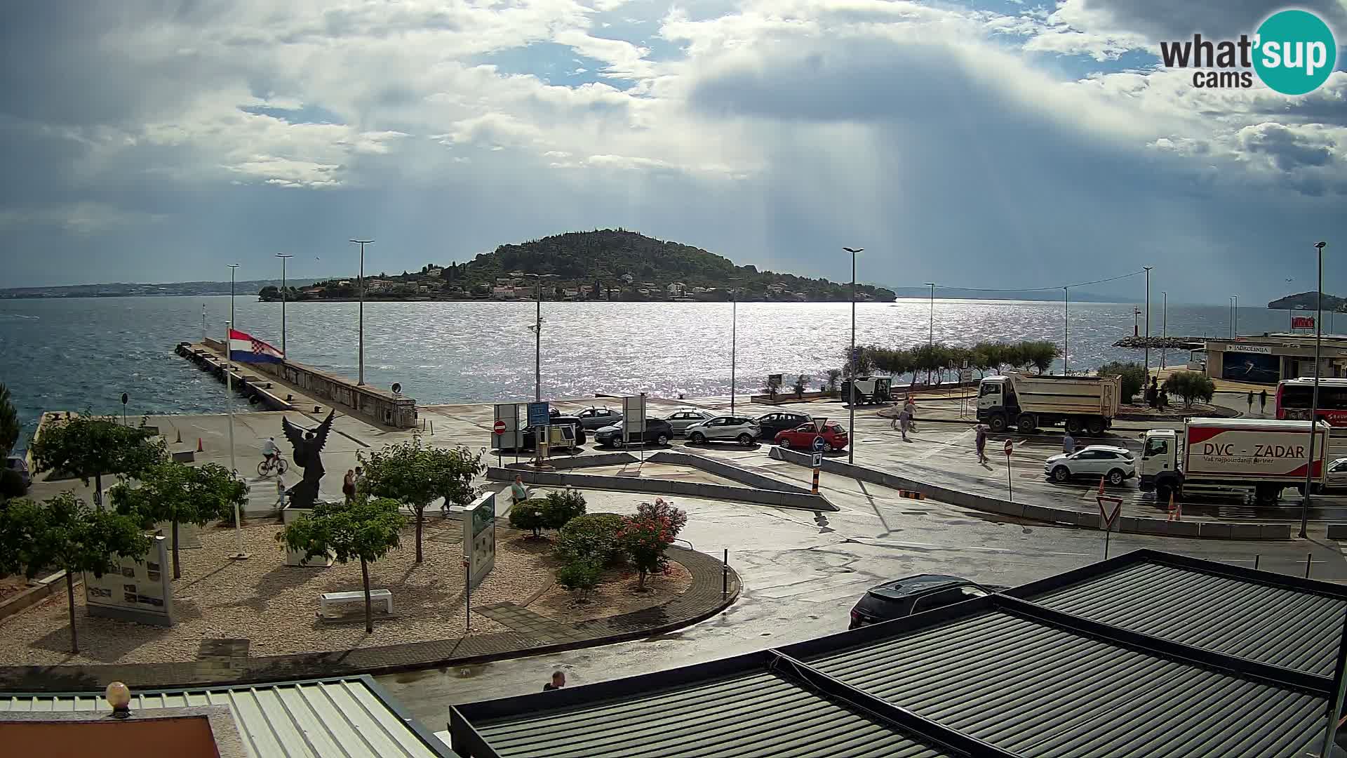 Webcam Ugliano – terminal traghetto da Preko a Zara