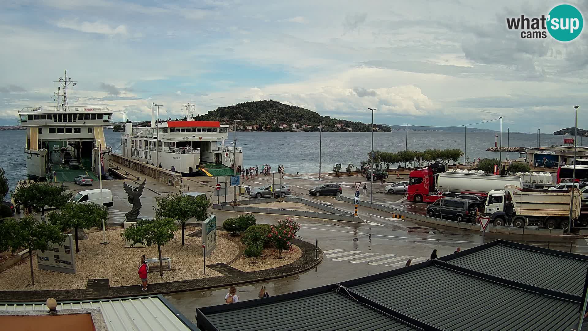 Webcam Ugliano – terminal traghetto da Preko a Zara