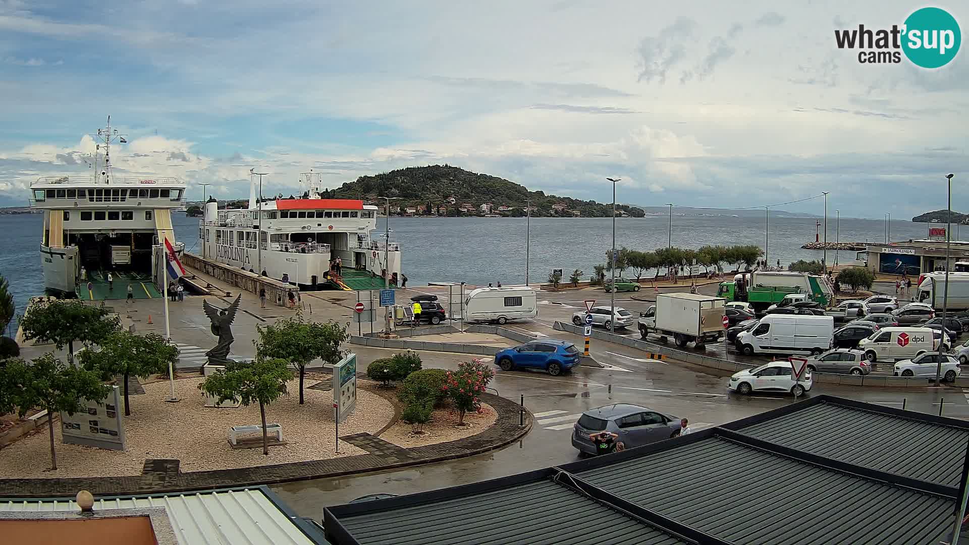 Webcam Ugliano – terminal traghetto da Preko a Zara