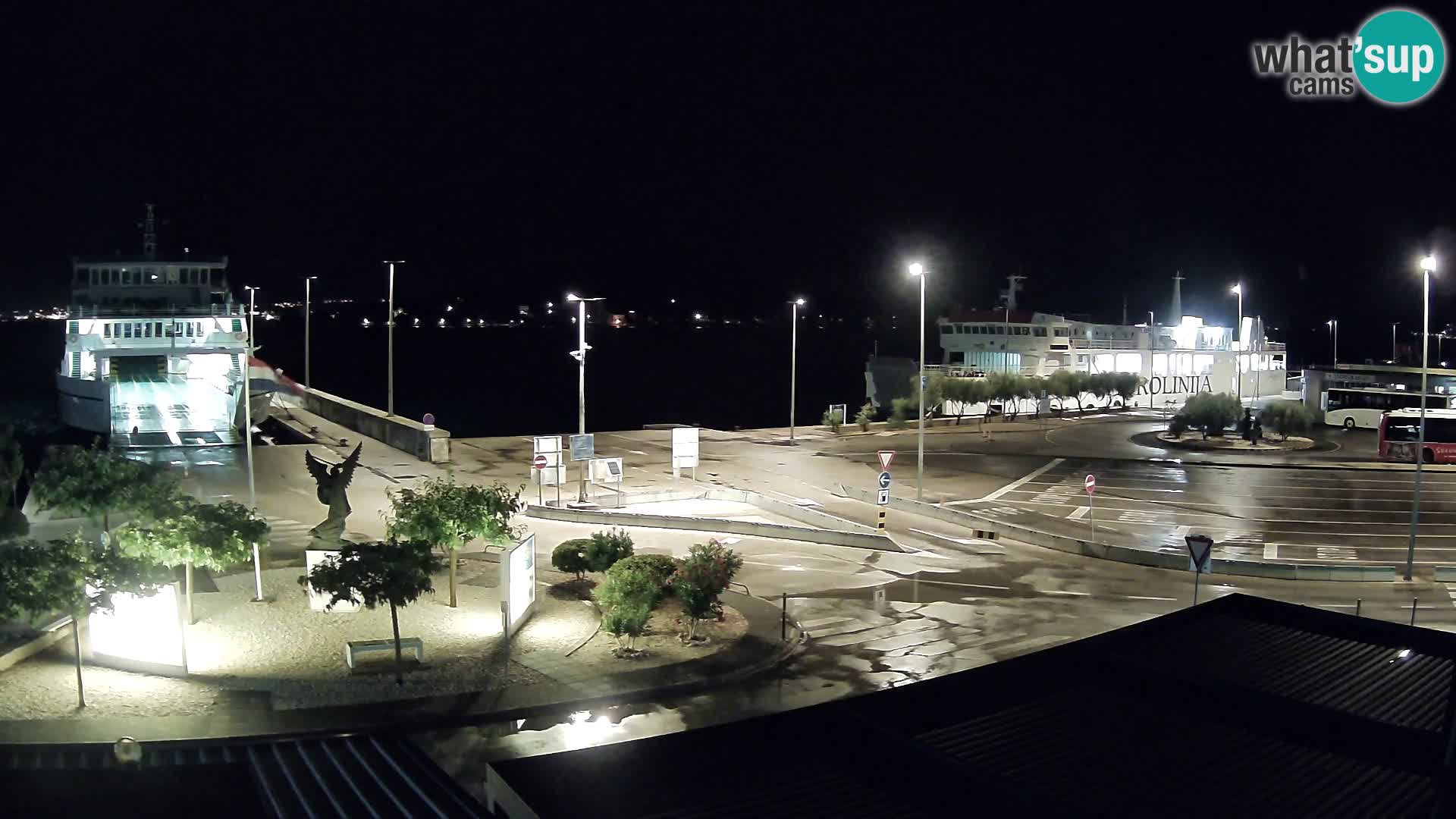 Spletna kamera Ugljan – trajekt Preko – Zadar