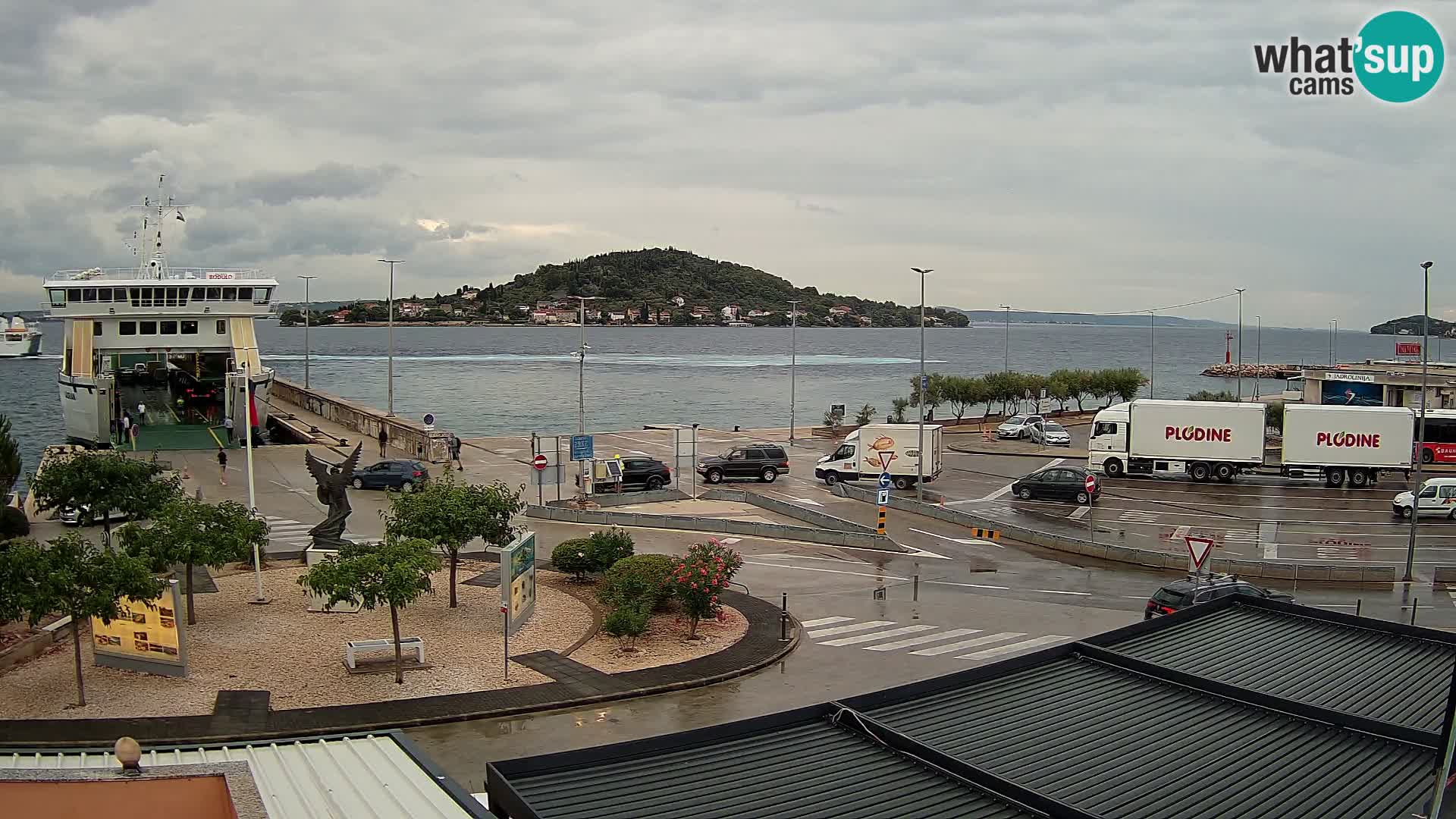 Webcam Ugliano – terminal traghetto da Preko a Zara