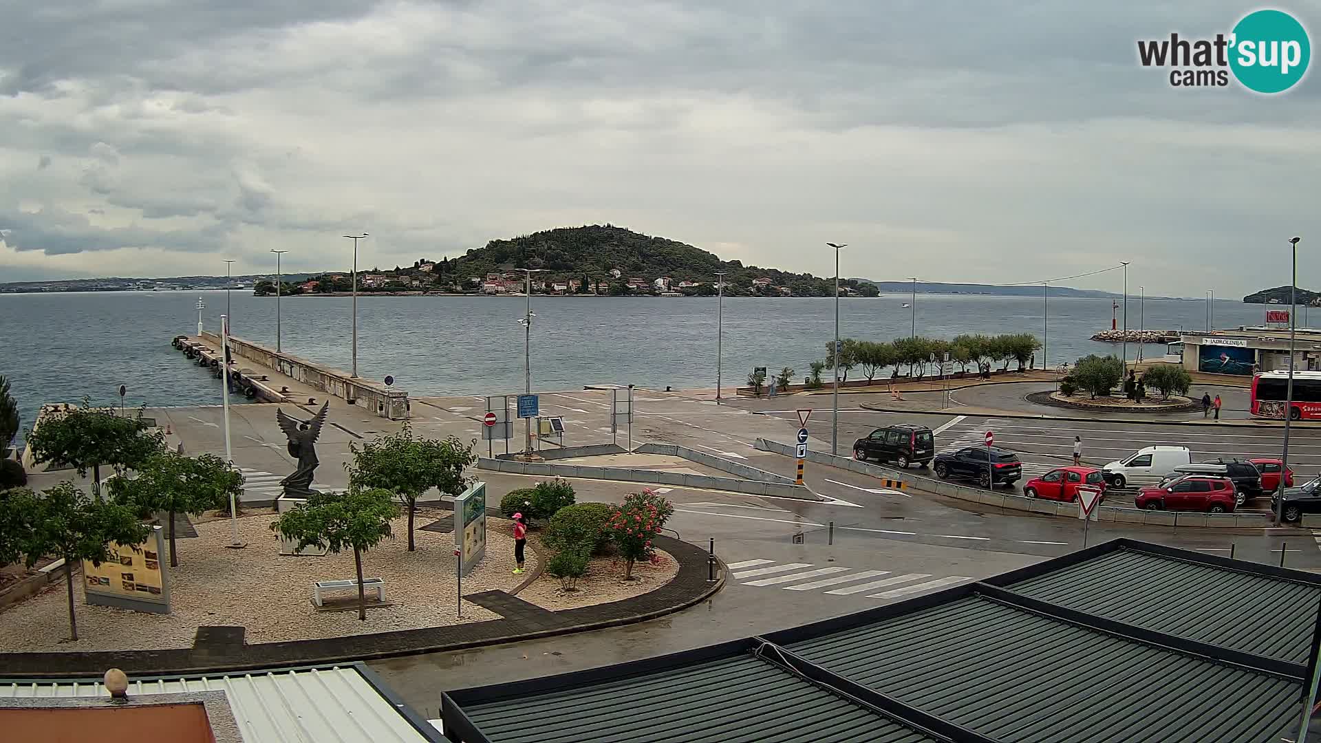 Webcam Ugliano – terminal traghetto da Preko a Zara