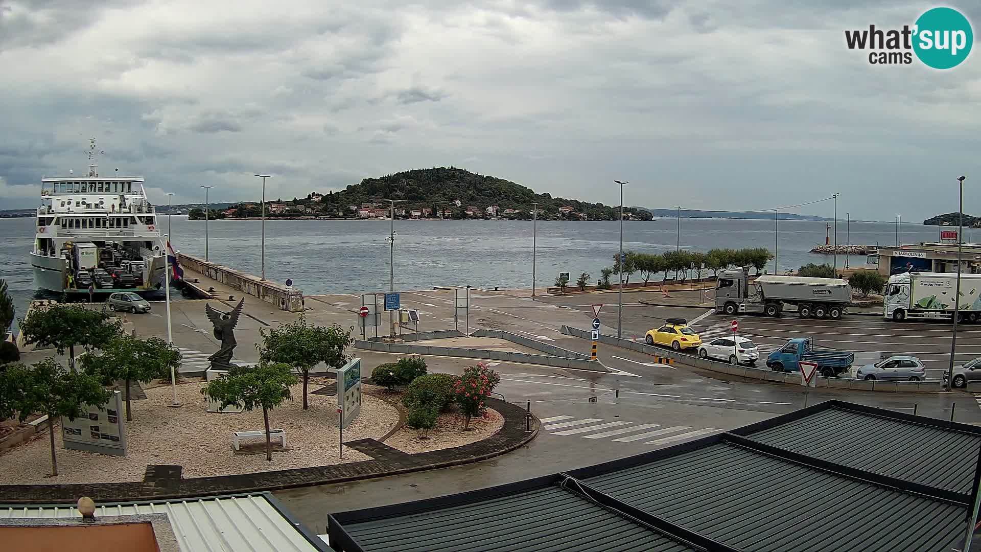 Webcam Ugliano – terminal traghetto da Preko a Zara
