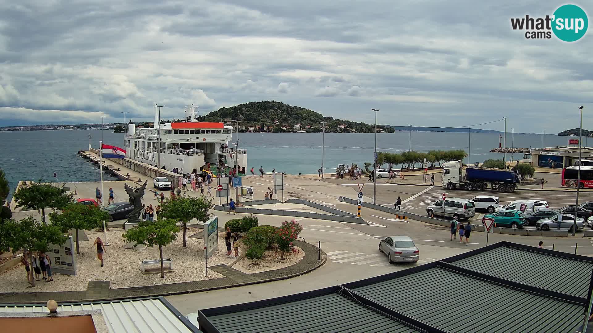 Webcam Ugliano – terminal traghetto da Preko a Zara