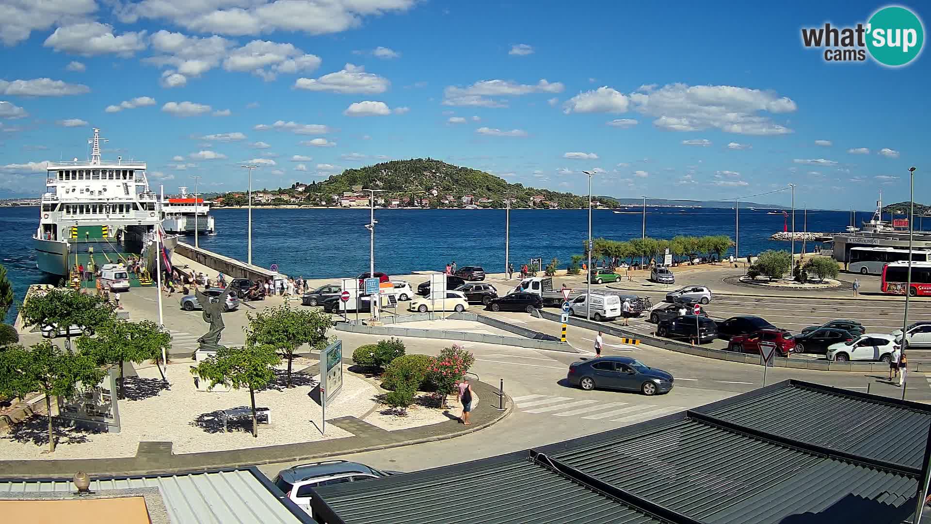 Webcam Ugljan – Preko Ferry to Zadar