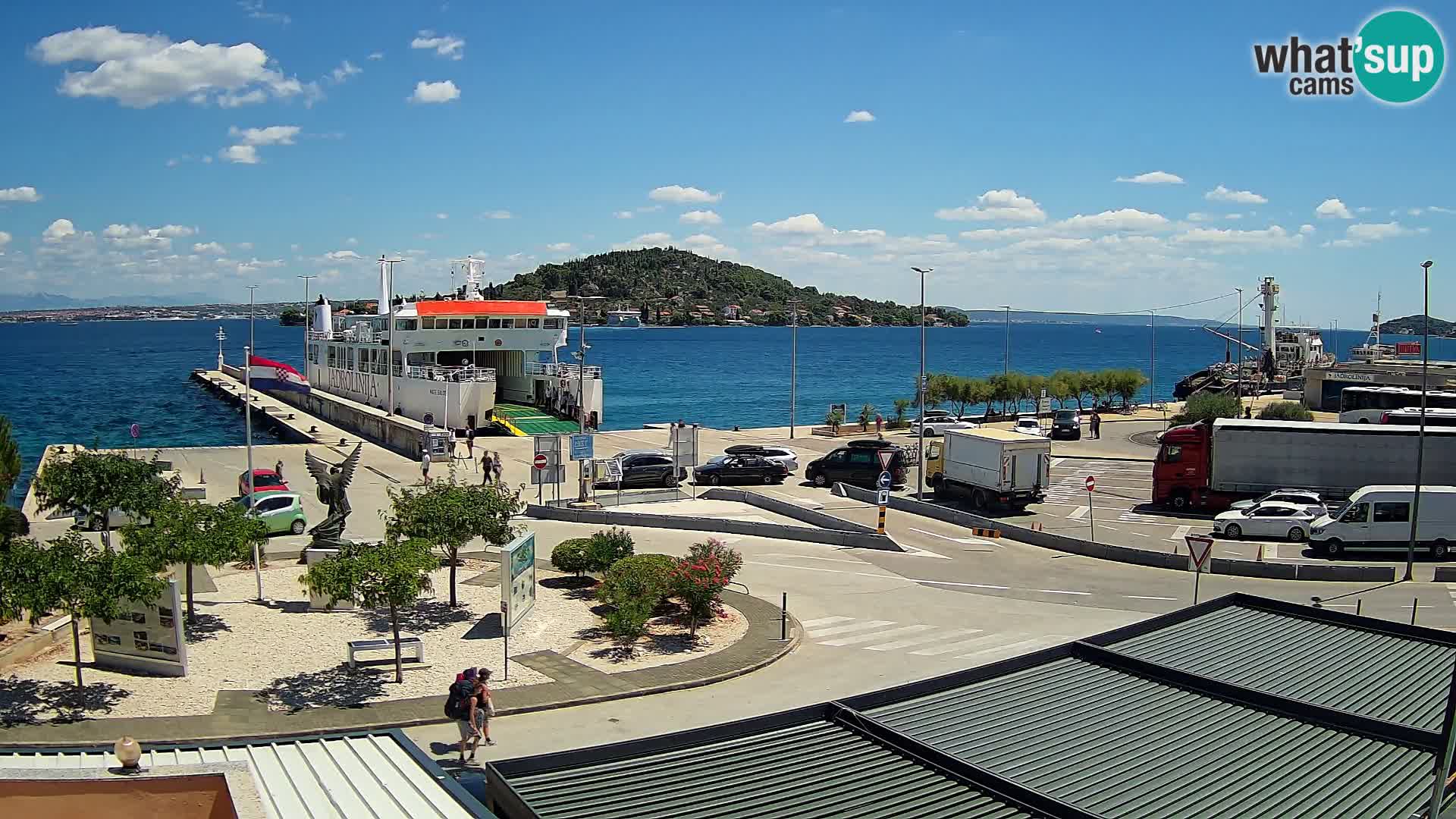 Webcam Ugljan – Preko Ferry to Zadar