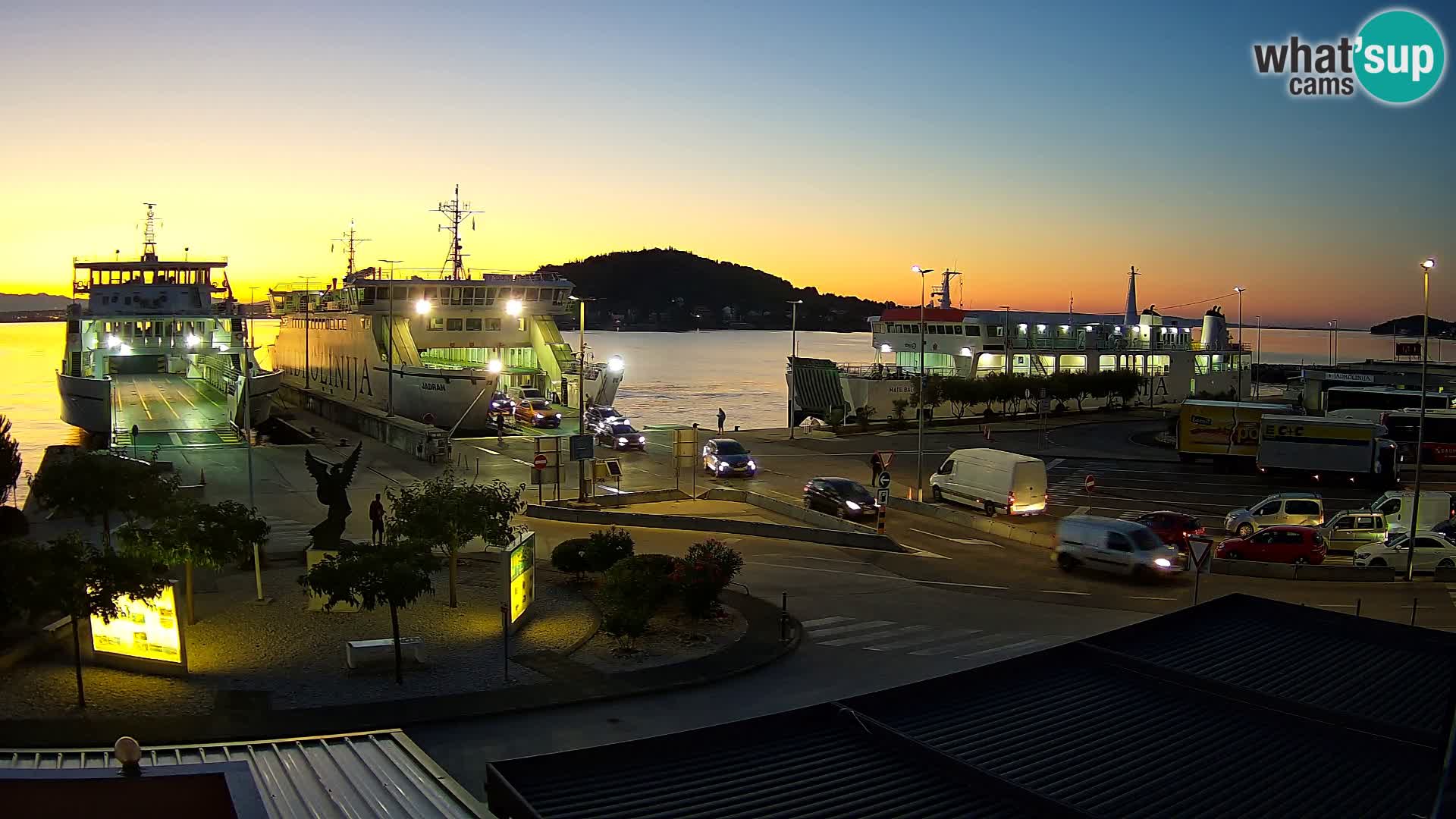Webcam Ugljan – Preko Ferry to Zadar