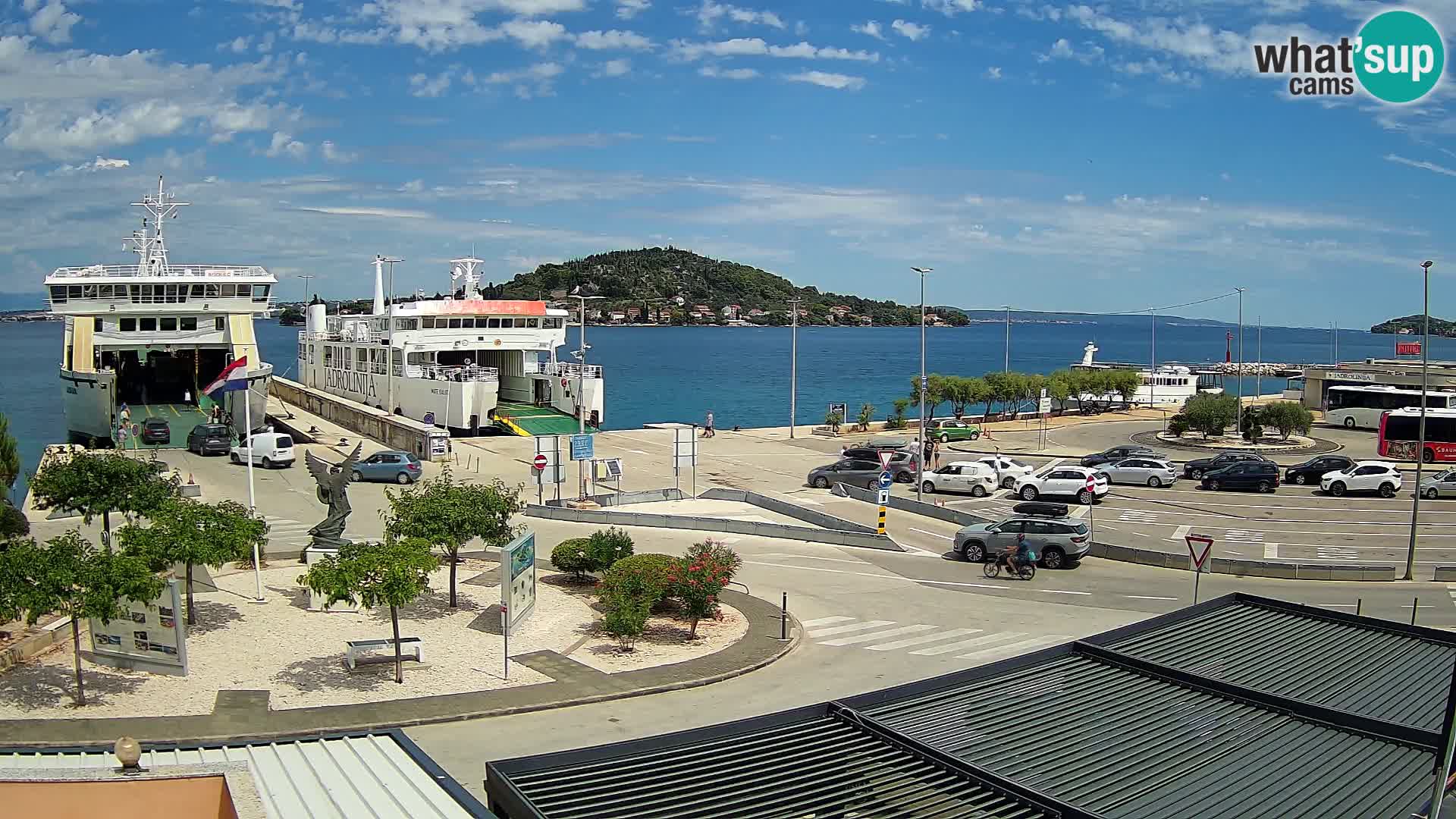Webcam Ugliano – terminal traghetto da Preko a Zara