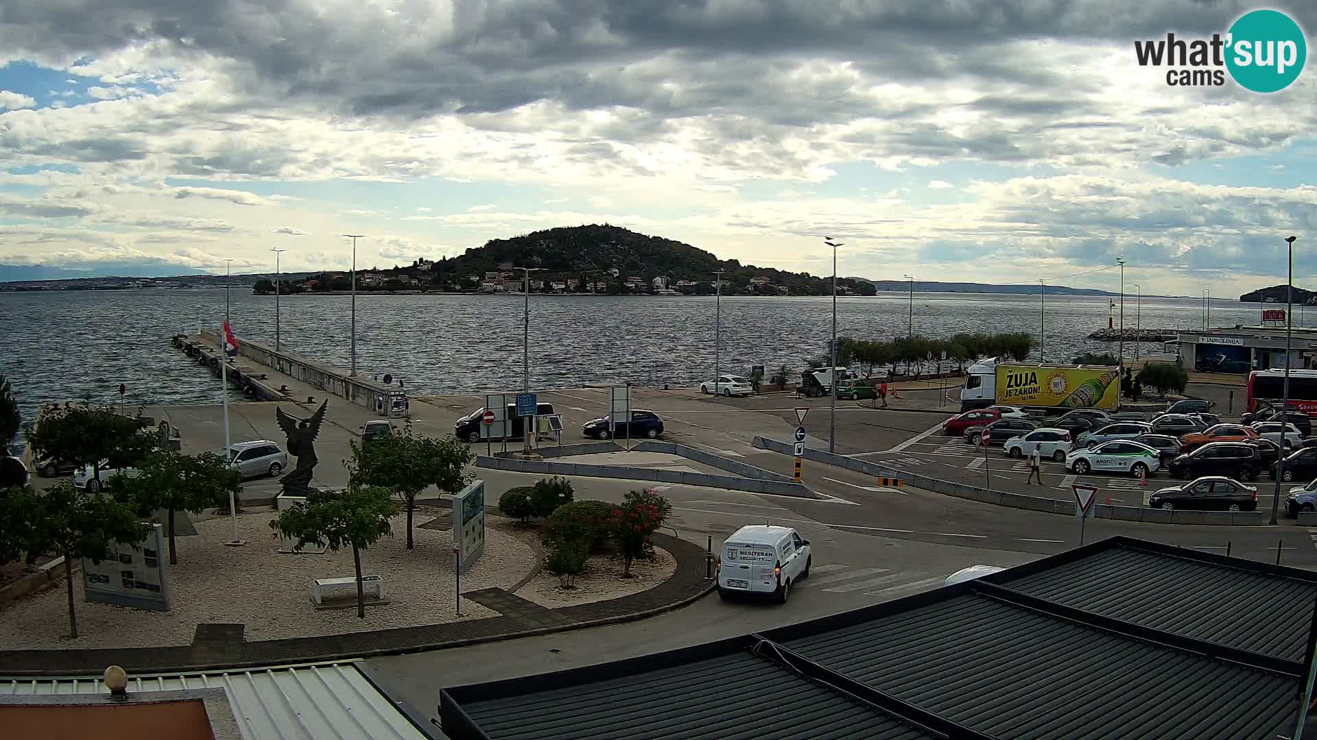 Webcam Ugljan – Preko Ferry to Zadar