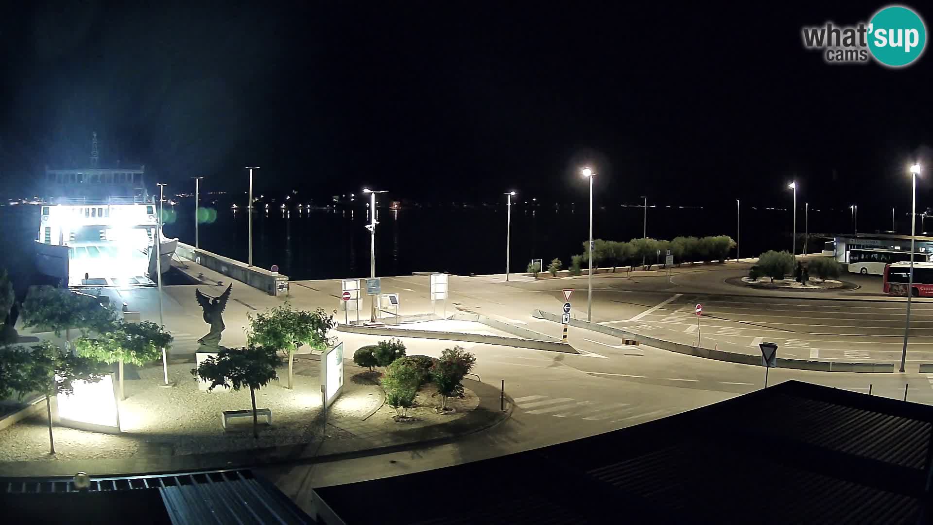 Webcam Ugliano – terminal traghetto da Preko a Zara