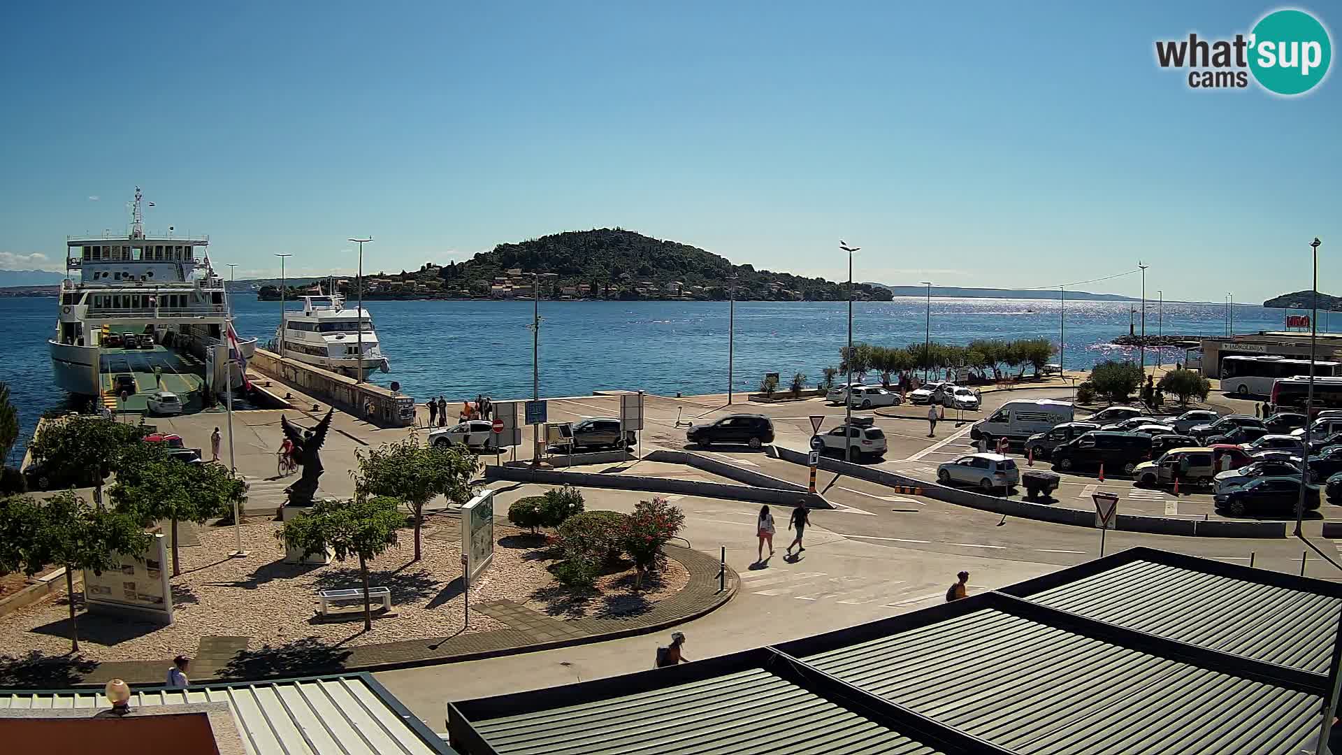Webcam Ugljan – Preko Ferry to Zadar