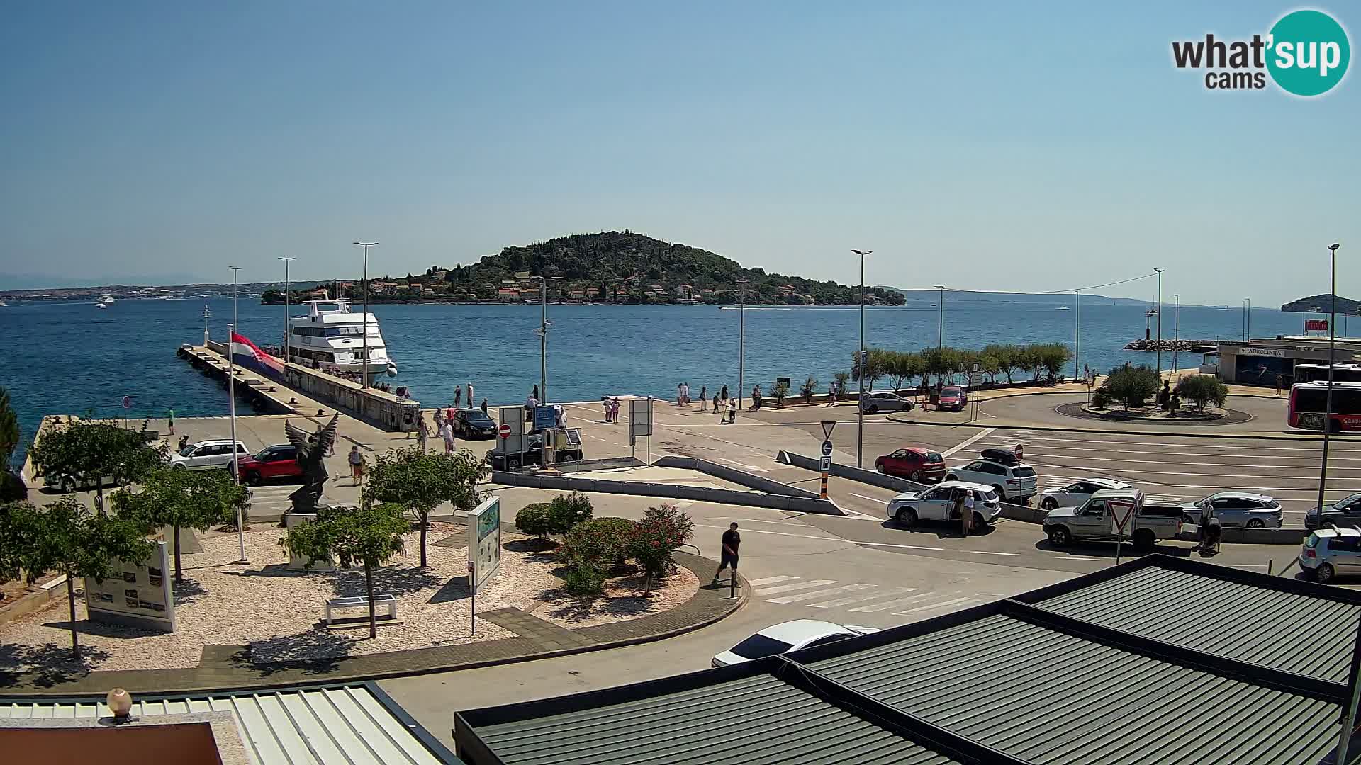 Webcam Ugliano – terminal traghetto da Preko a Zara