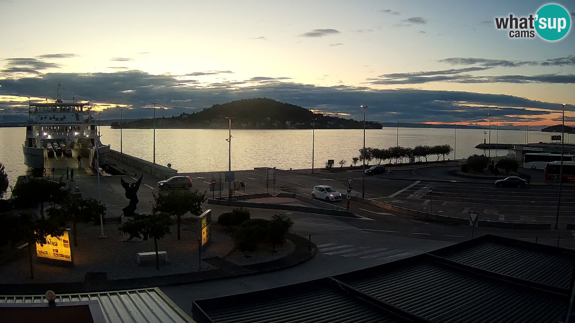 Webcam Ugliano – terminal traghetto da Preko a Zara