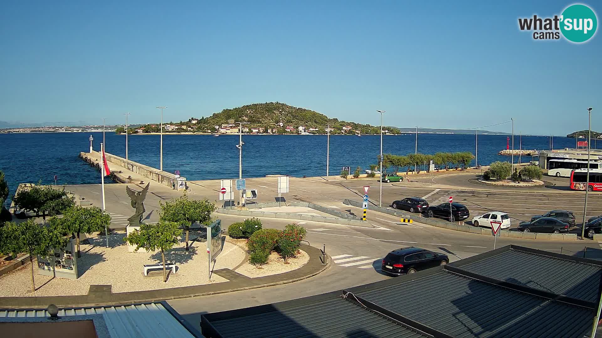 Webcam Ugljan – Preko Ferry to Zadar