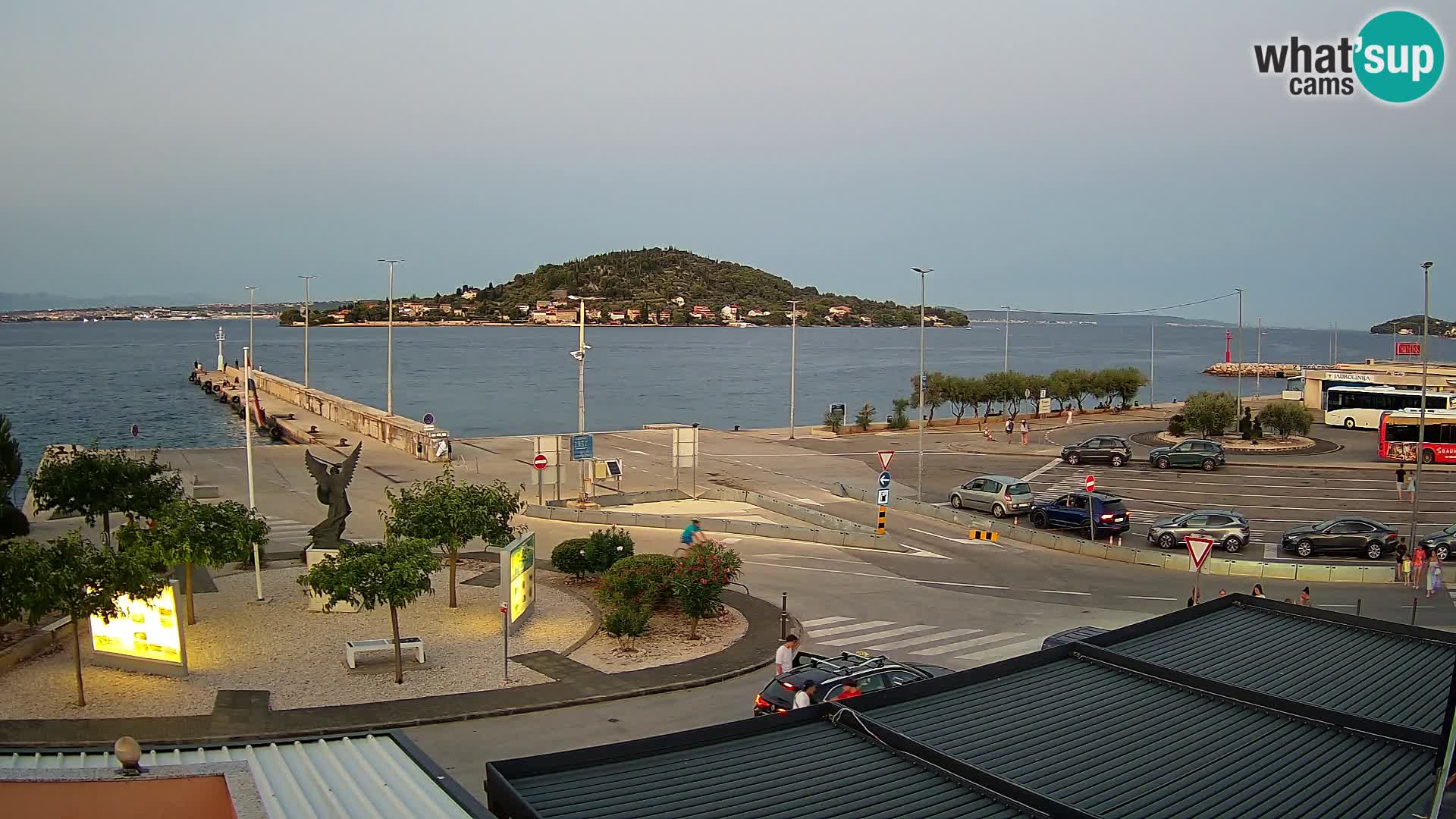 Spletna kamera Ugljan – trajekt Preko – Zadar