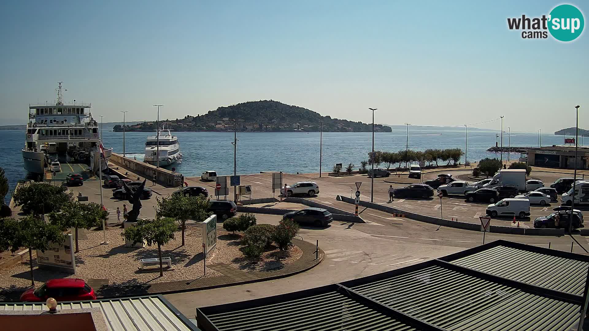 Web kamera Ugljan – Preko trajekt za Zadar