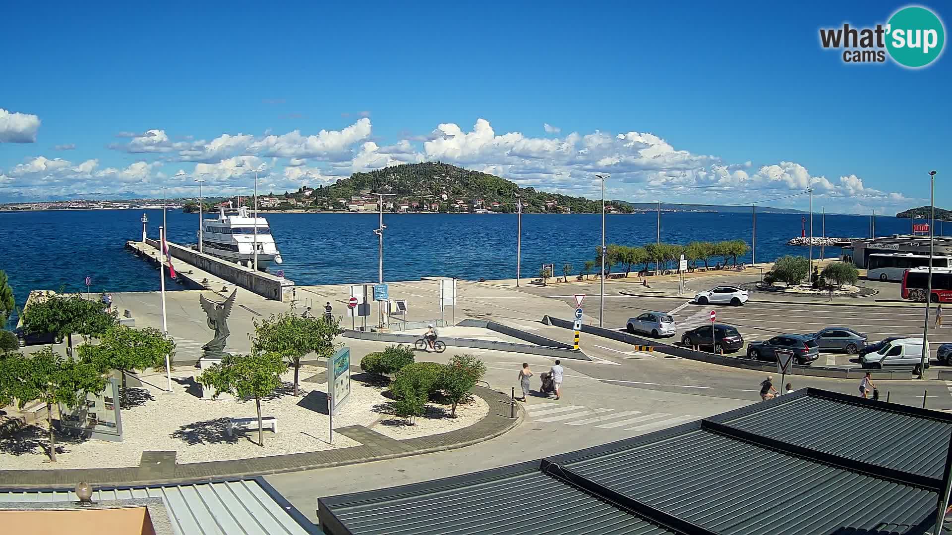 Webcam Ugljan – Preko Ferry to Zadar