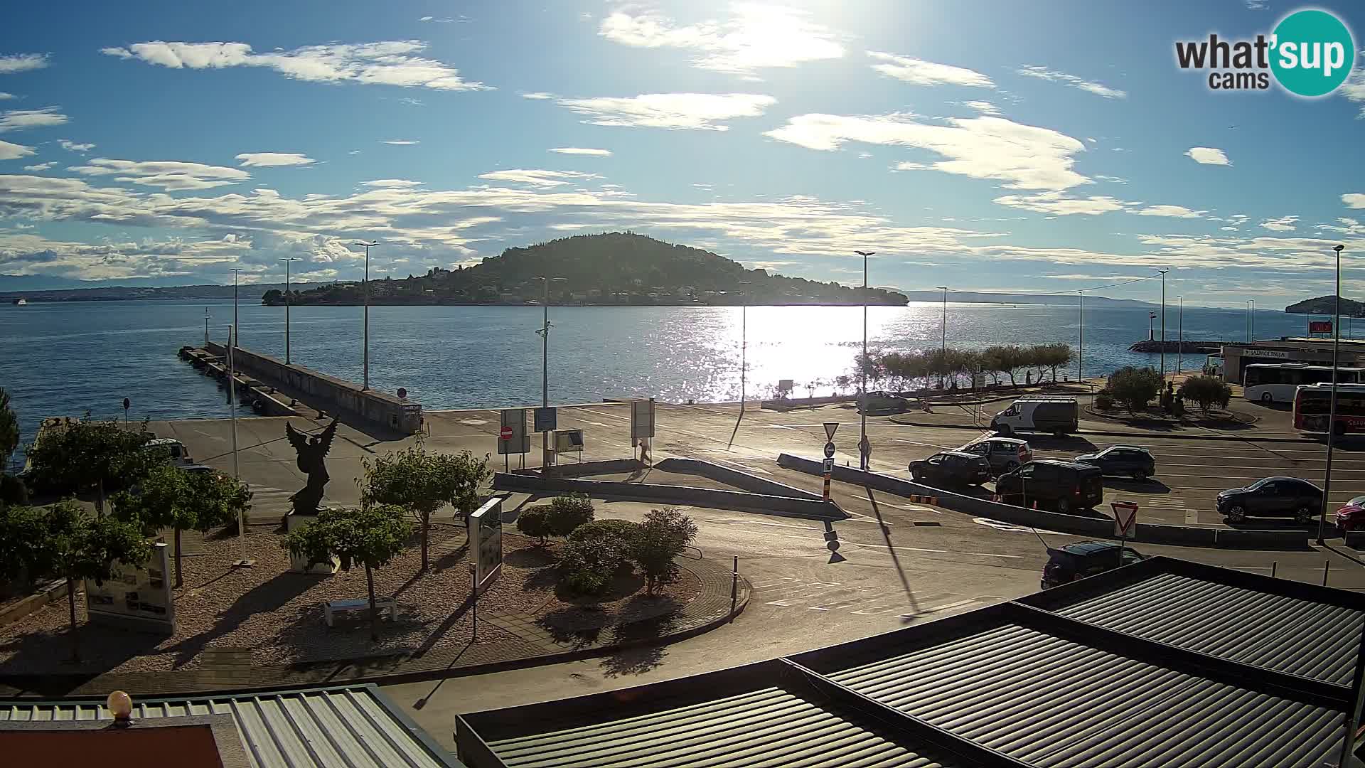 Webcam Ugliano – terminal traghetto da Preko a Zara