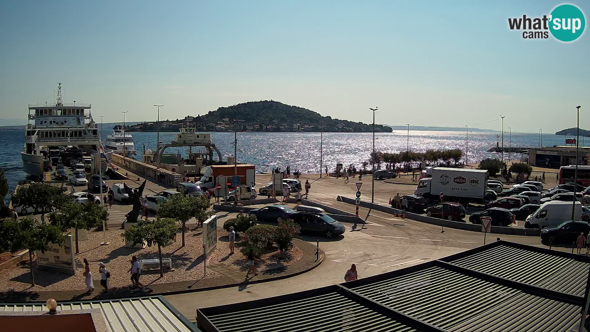 Webcam Ugliano – terminal traghetto da Preko a Zara