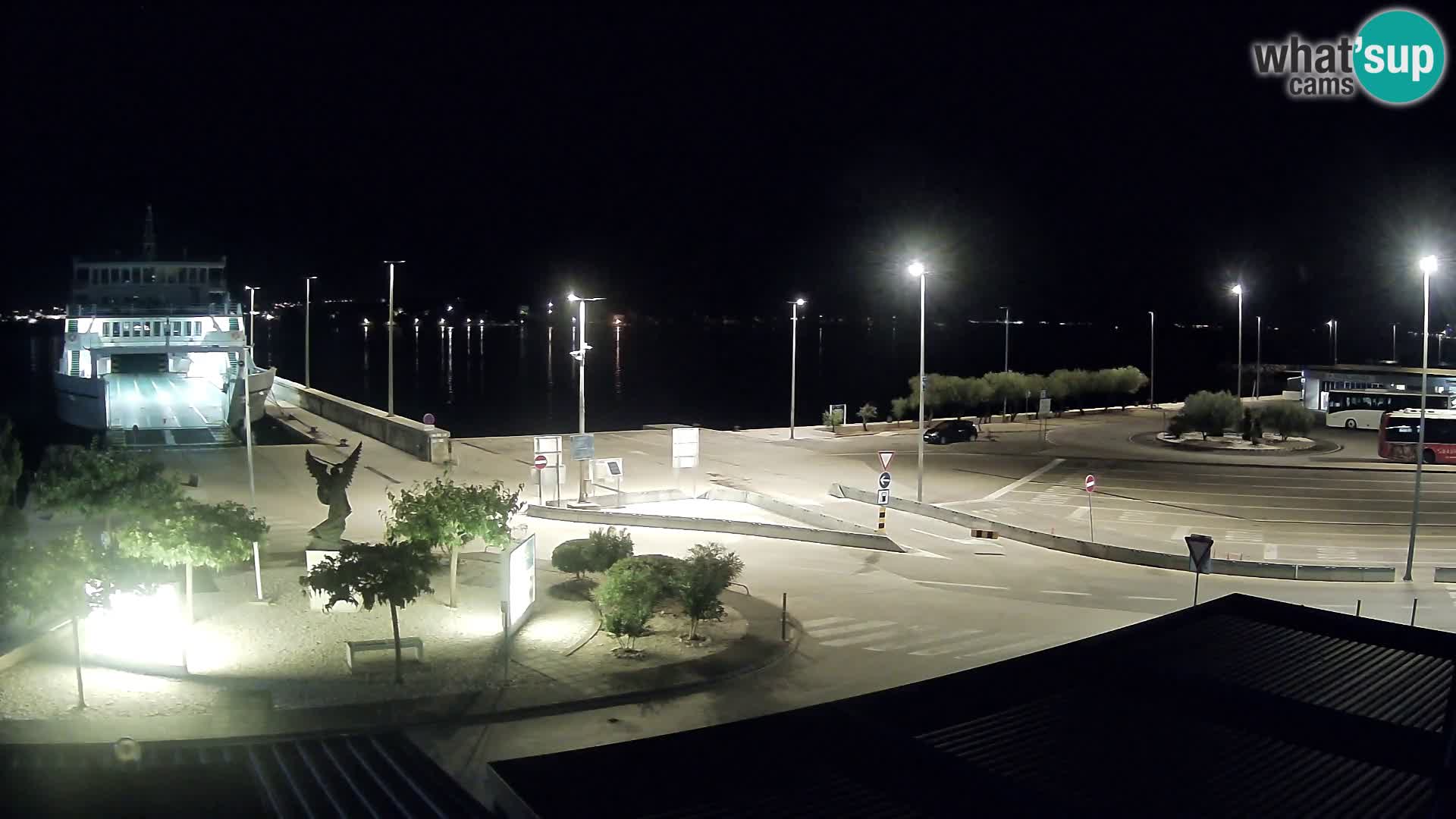 Webcam Ugliano – terminal traghetto da Preko a Zara