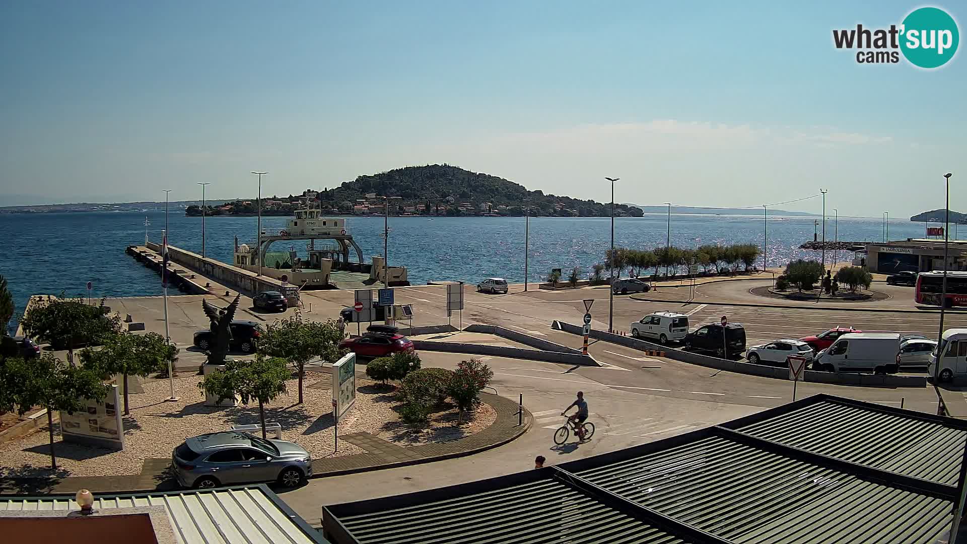 Spletna kamera Ugljan – trajekt Preko – Zadar