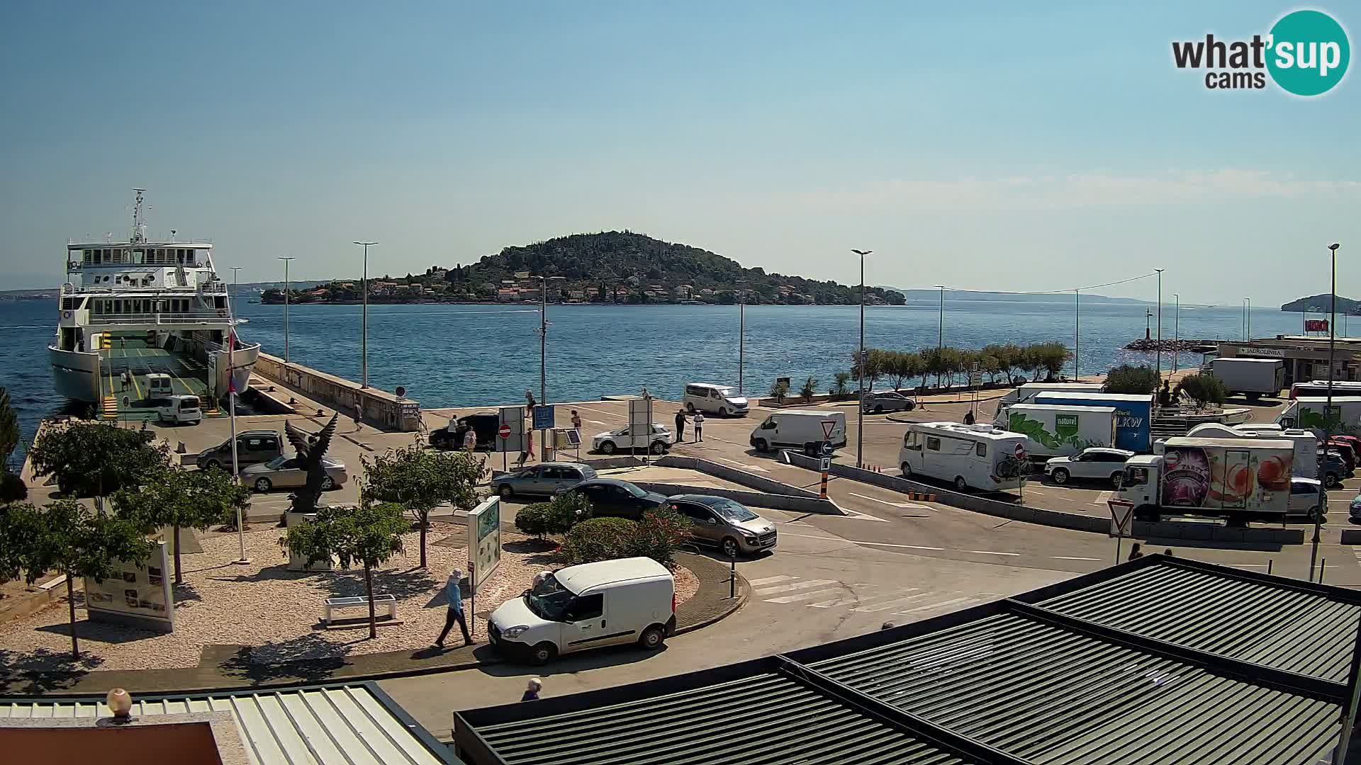Web kamera Ugljan – Preko trajekt za Zadar