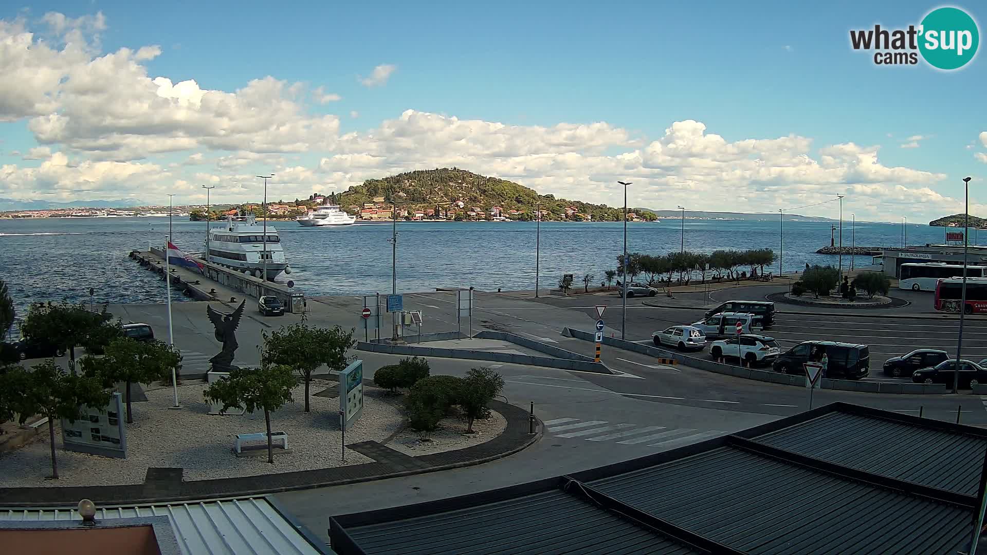 Webcam Ugliano – terminal traghetto da Preko a Zara