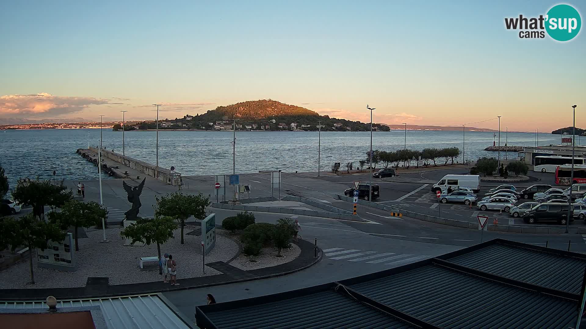 Webcam Ugliano – terminal traghetto da Preko a Zara