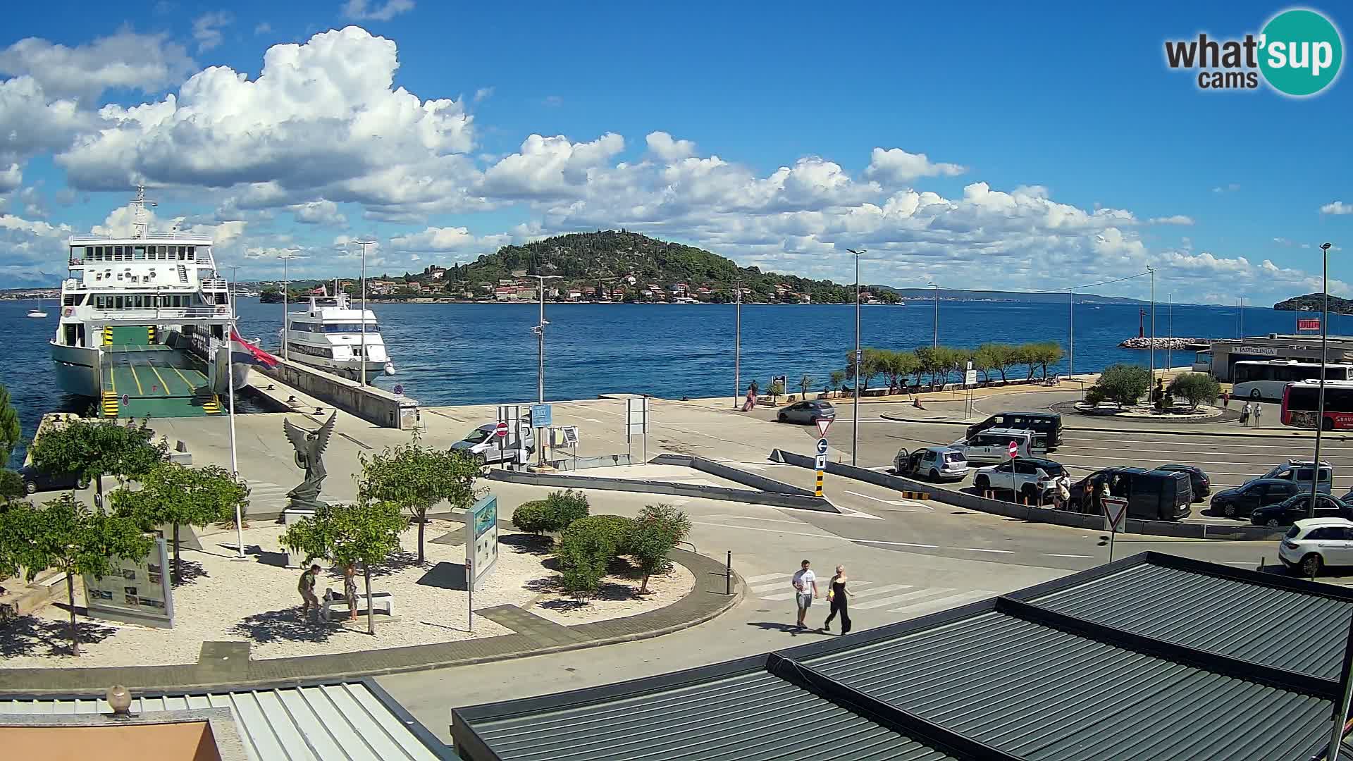 Webcam Ugljan – Preko Ferry to Zadar