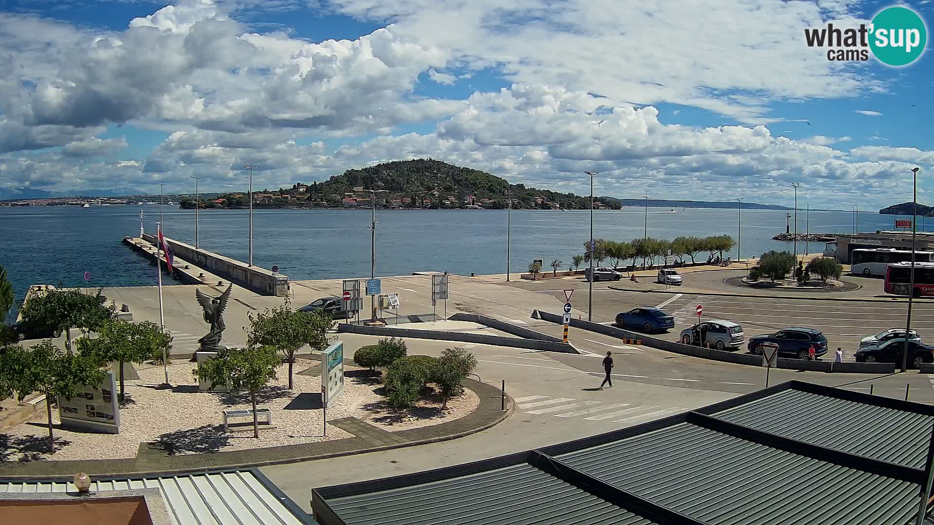 Webcam Ugljan – Preko Ferry to Zadar