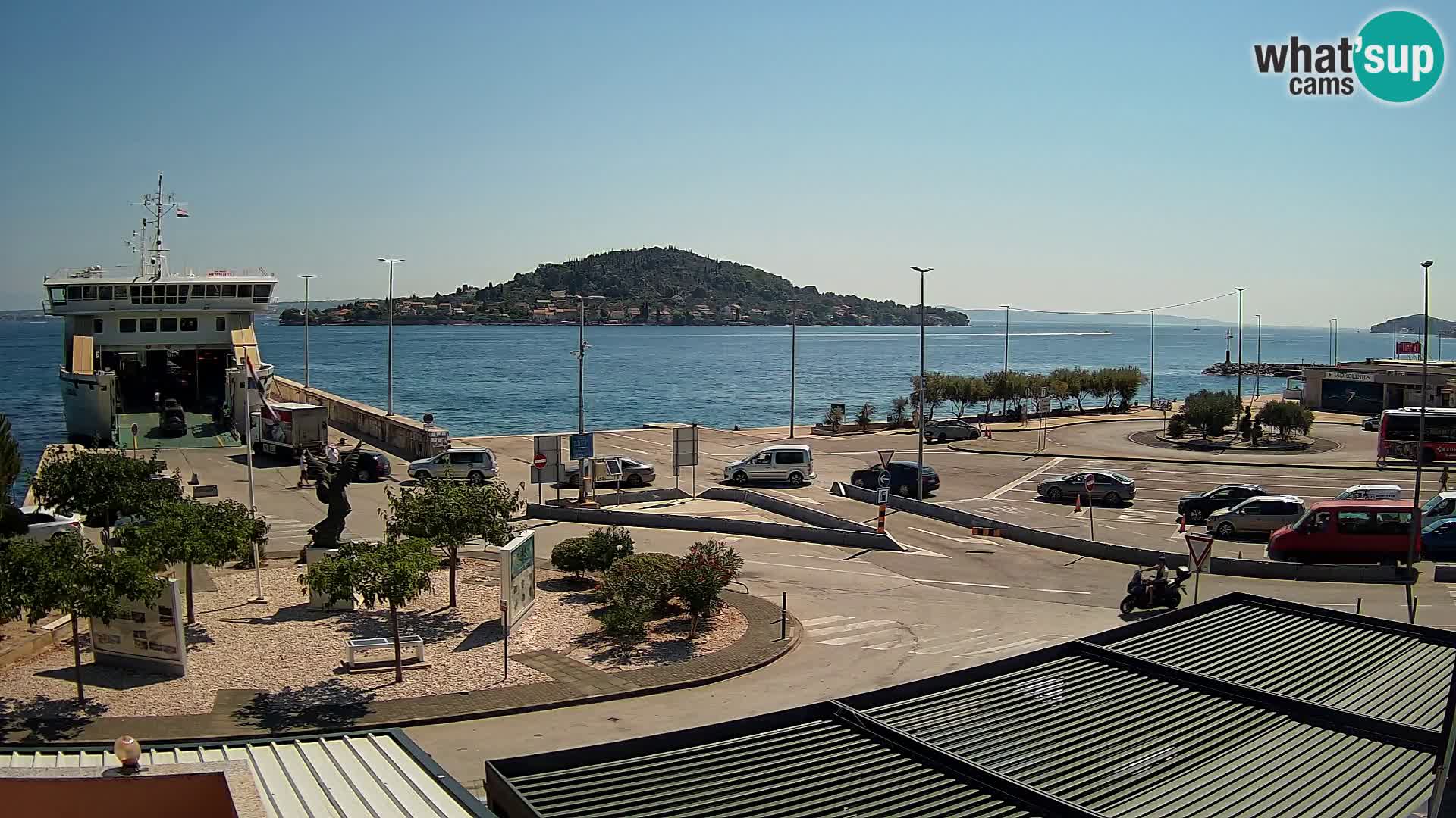 Webcam Ugljan – Preko Ferry to Zadar
