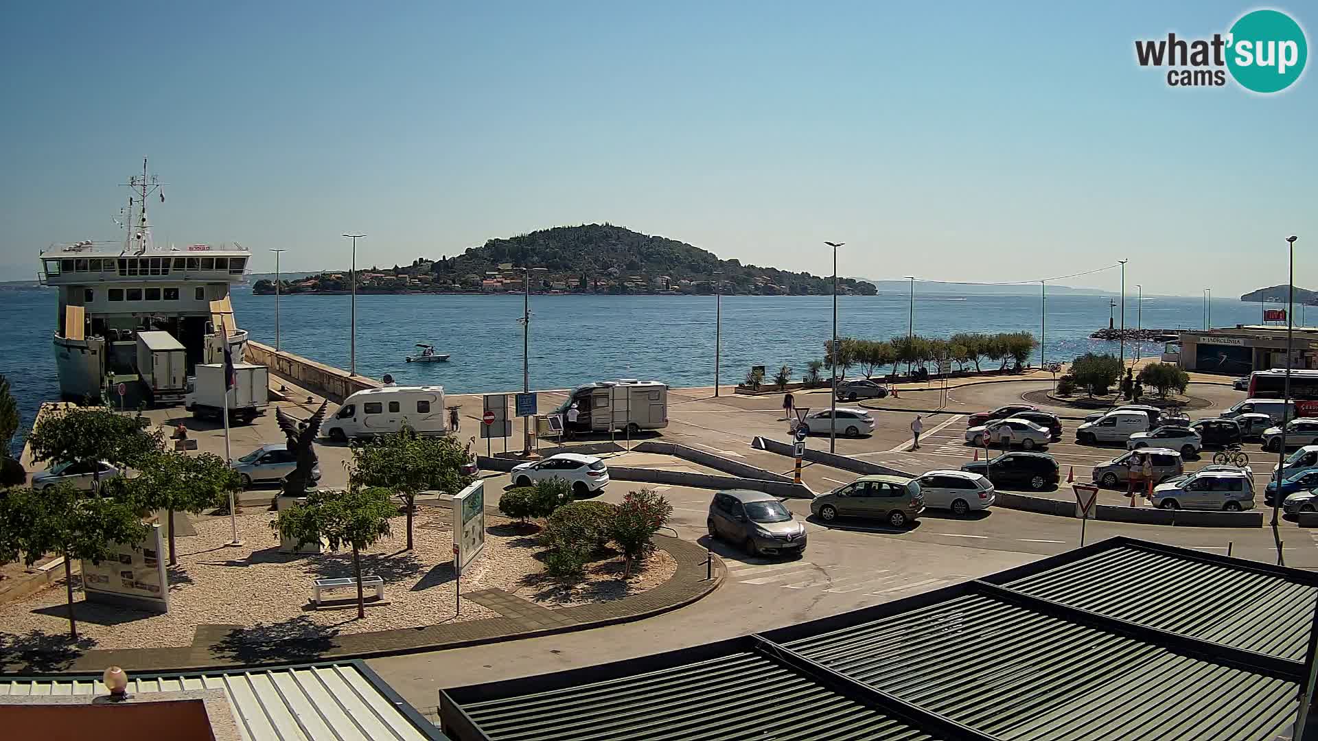 Webcam Ugljan – Preko Ferry to Zadar