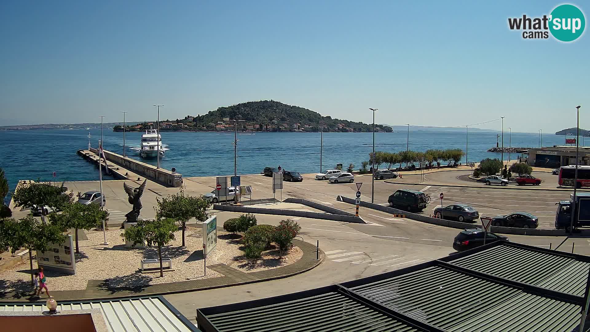 Webcam Ugliano – terminal traghetto da Preko a Zara
