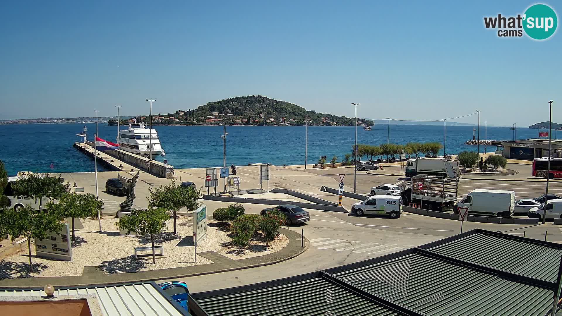 Web kamera Ugljan – Preko trajekt za Zadar
