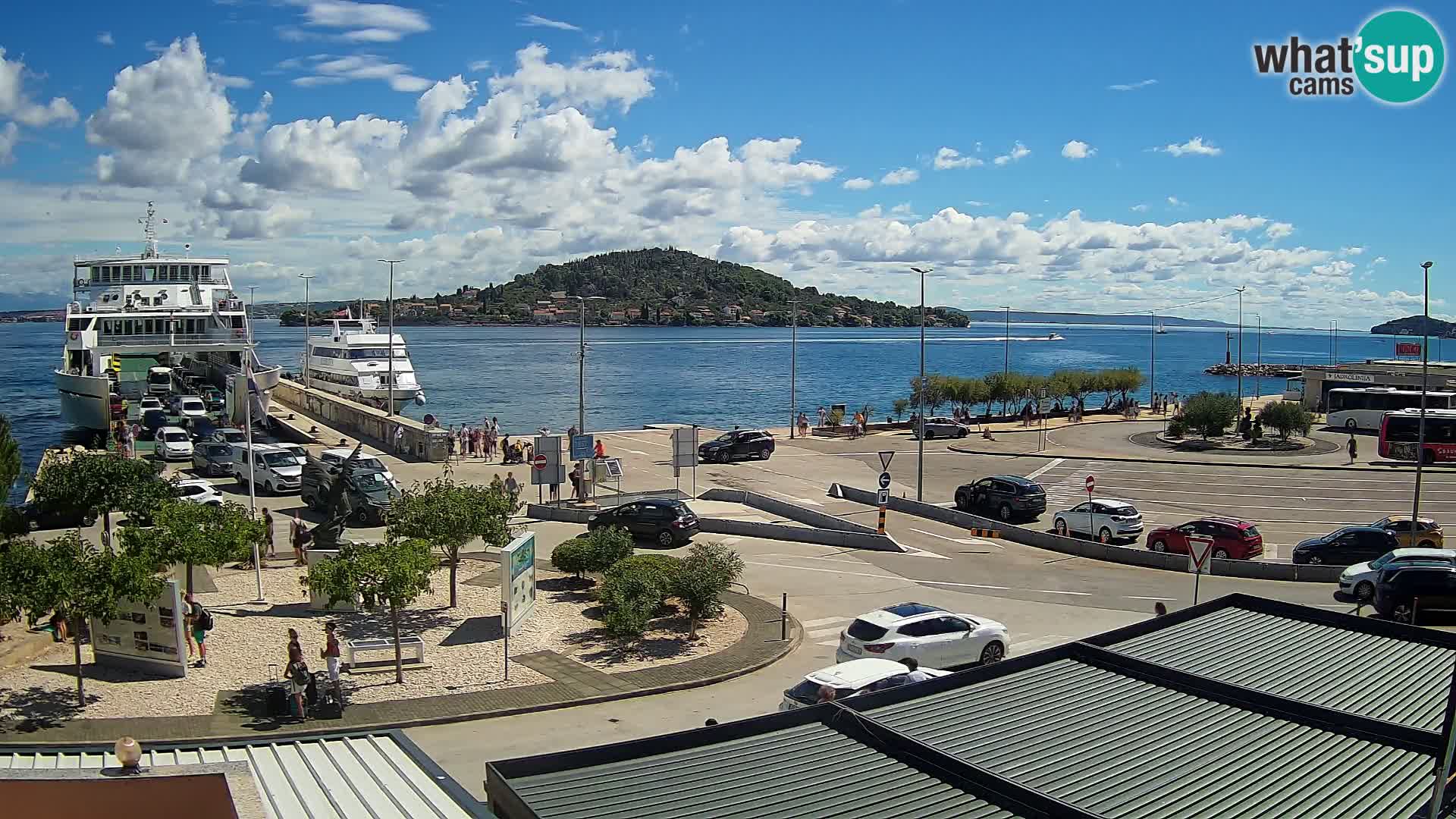 Webcam Ugljan – Preko Ferry to Zadar