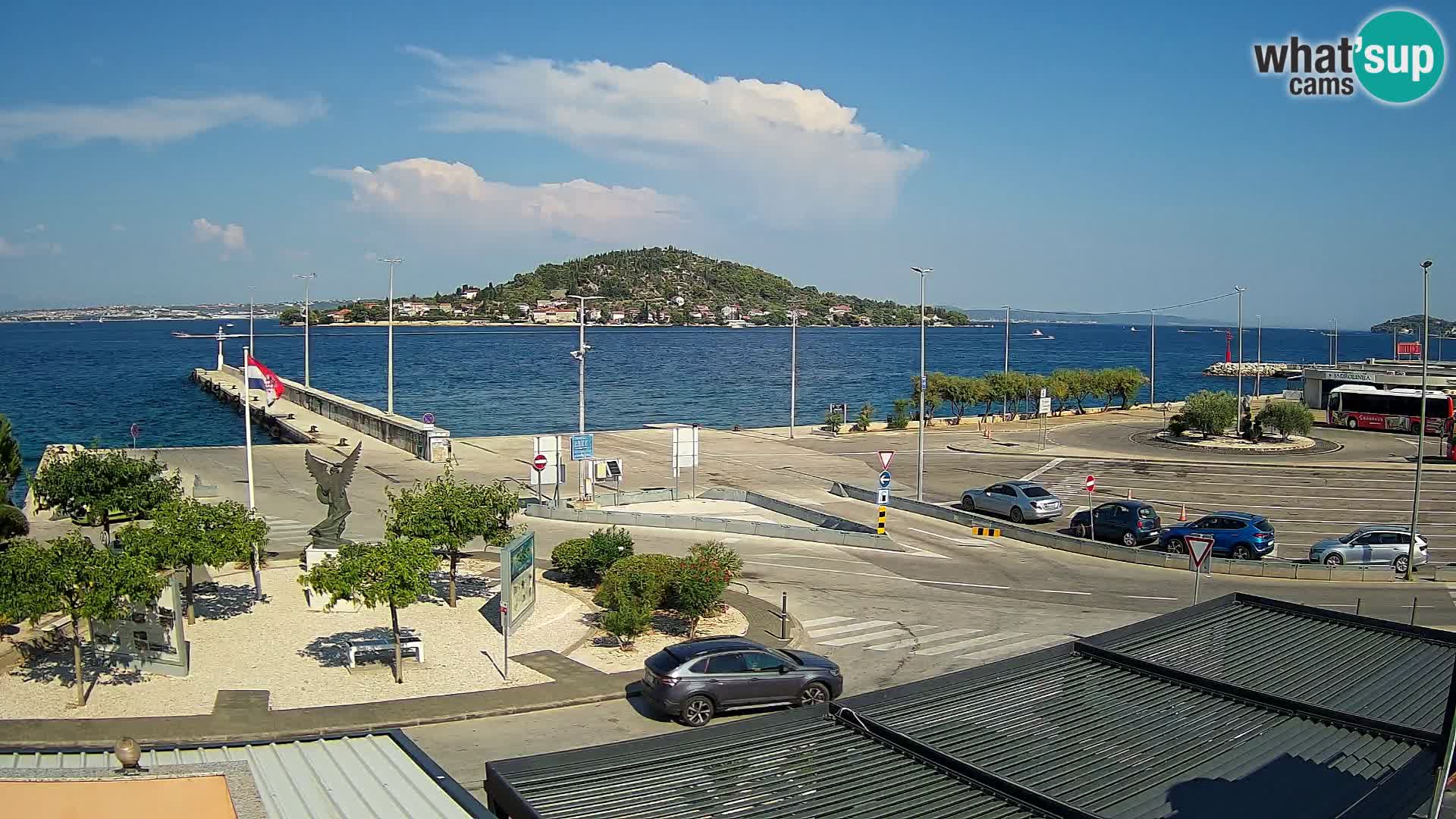 Spletna kamera Ugljan – trajekt Preko – Zadar
