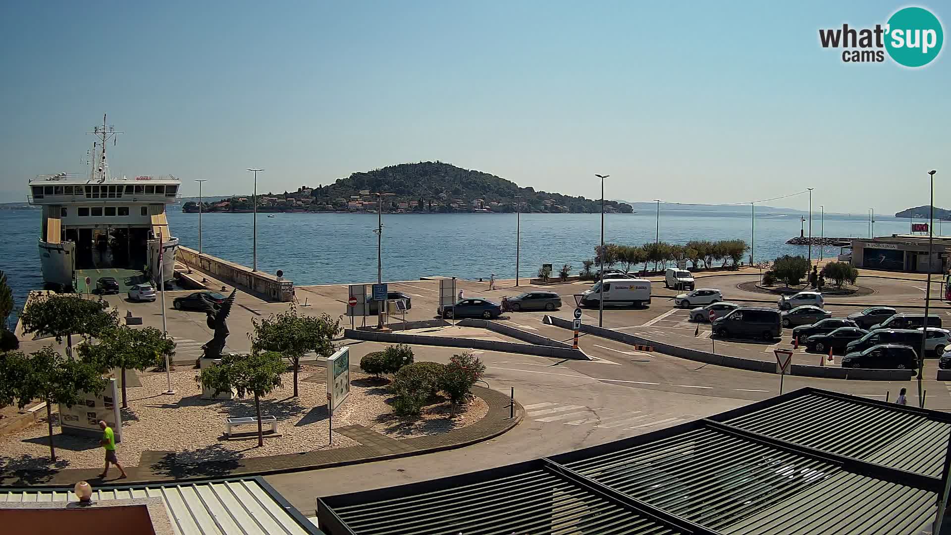 Webcam Ugljan – Preko Ferry to Zadar