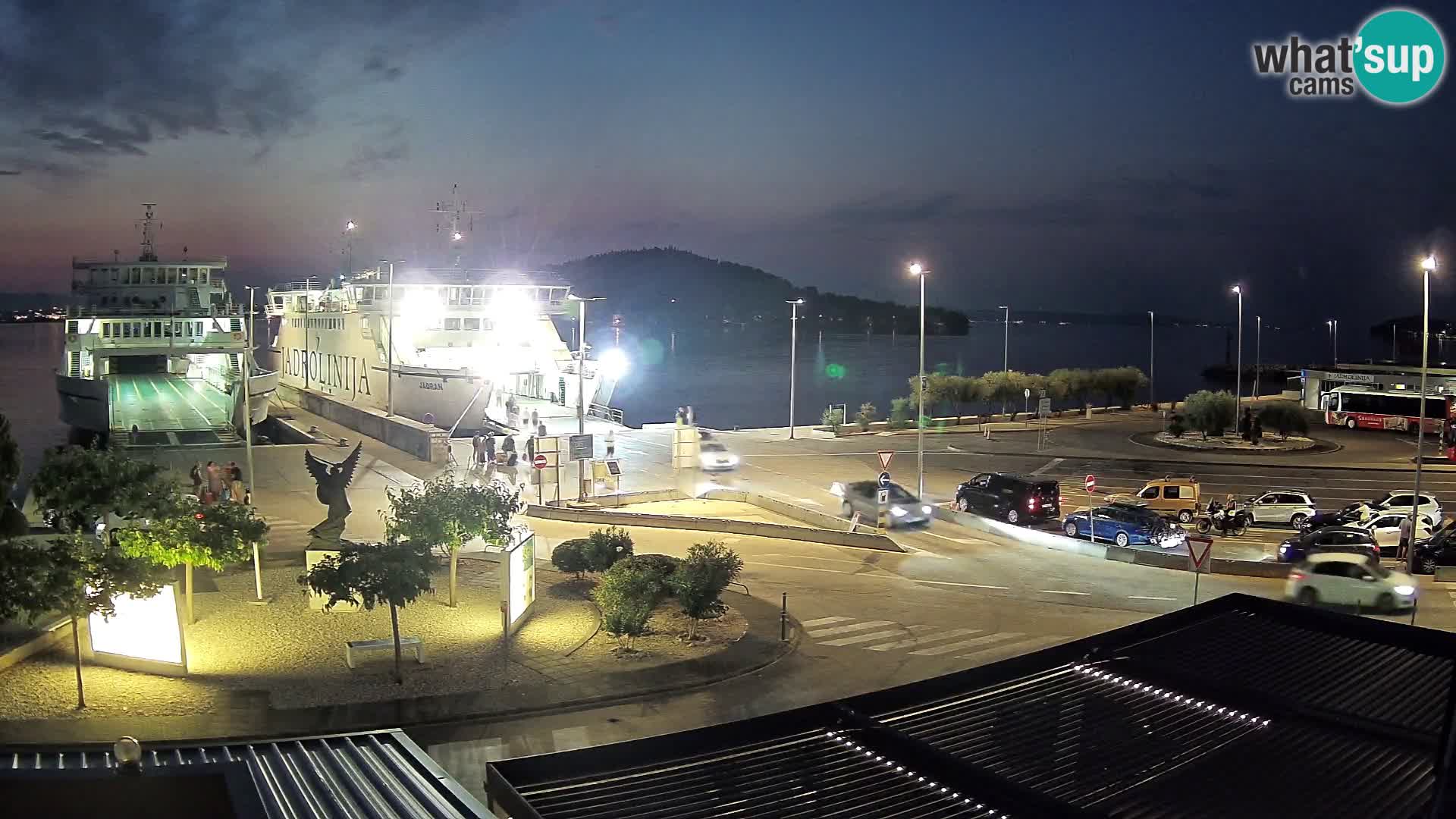 Webcam Ugljan – Preko Ferry to Zadar
