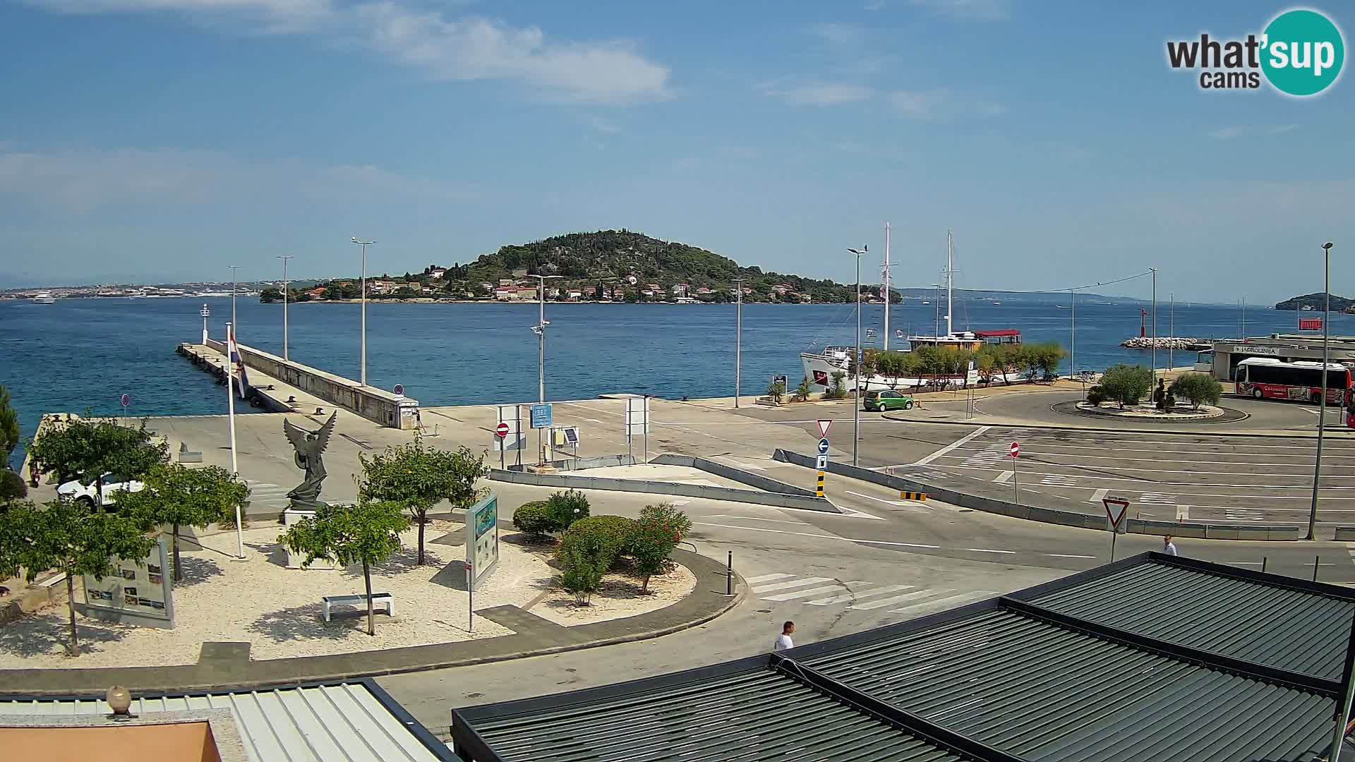 Webcam Ugljan – Preko Ferry to Zadar