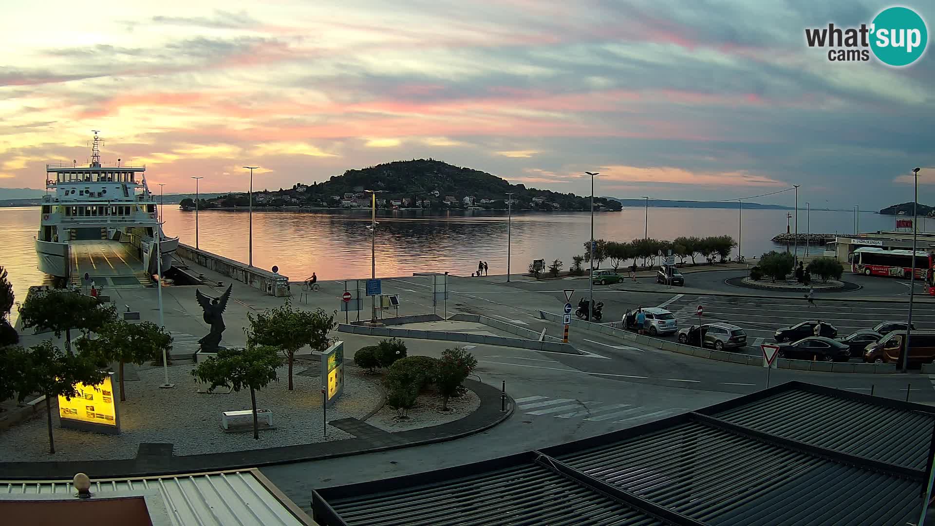 Webcam Ugljan – Preko Ferry to Zadar