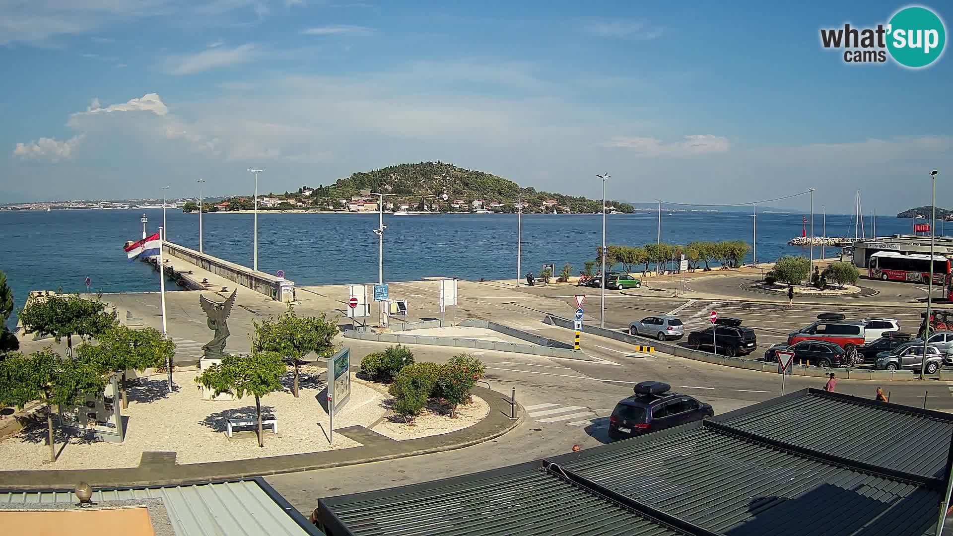 Webcam Ugljan – Preko Ferry to Zadar